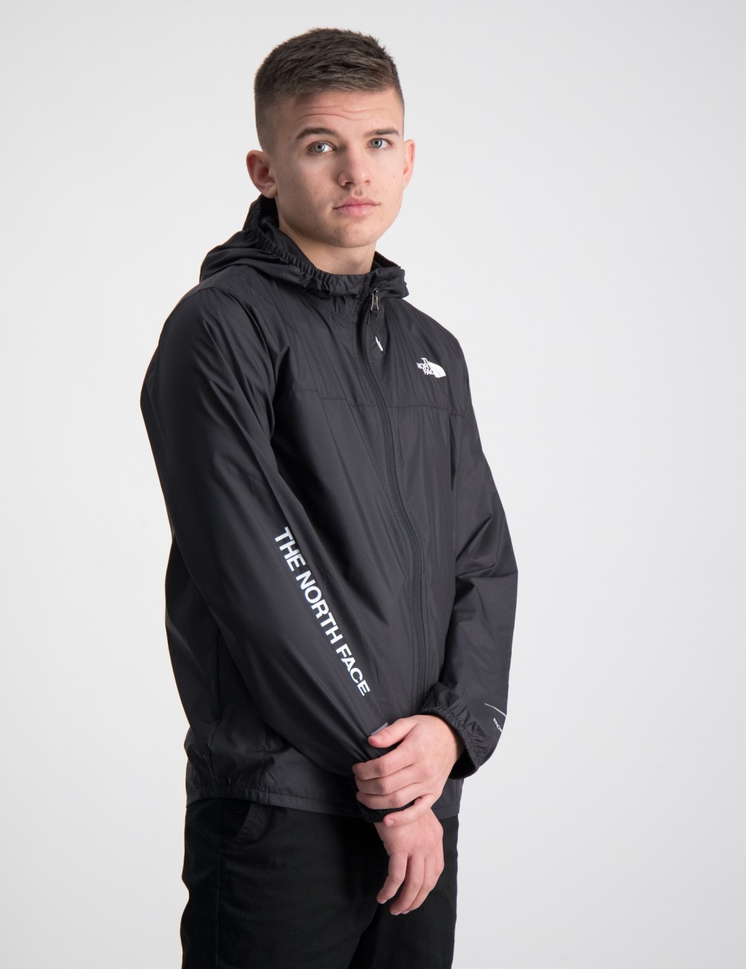 The North Face Schwarz REACTOR WIND JACKET fur Jungen Kids Brand Store