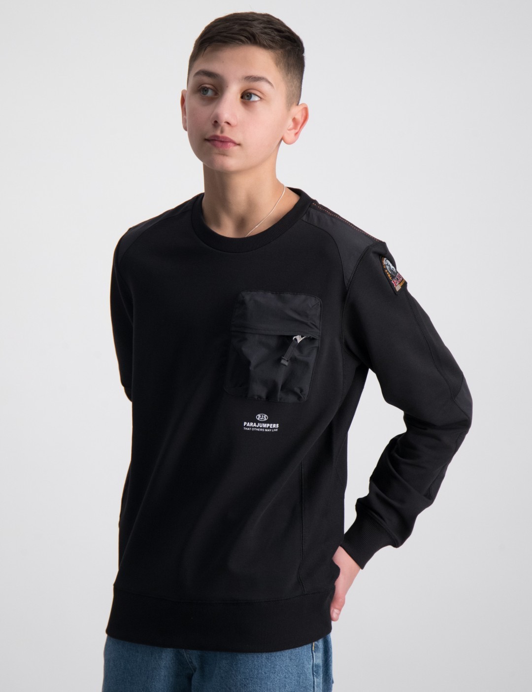 Parajumpers PJS Rescue Fleece Sabre Svart för Kille | Kids Brand Store