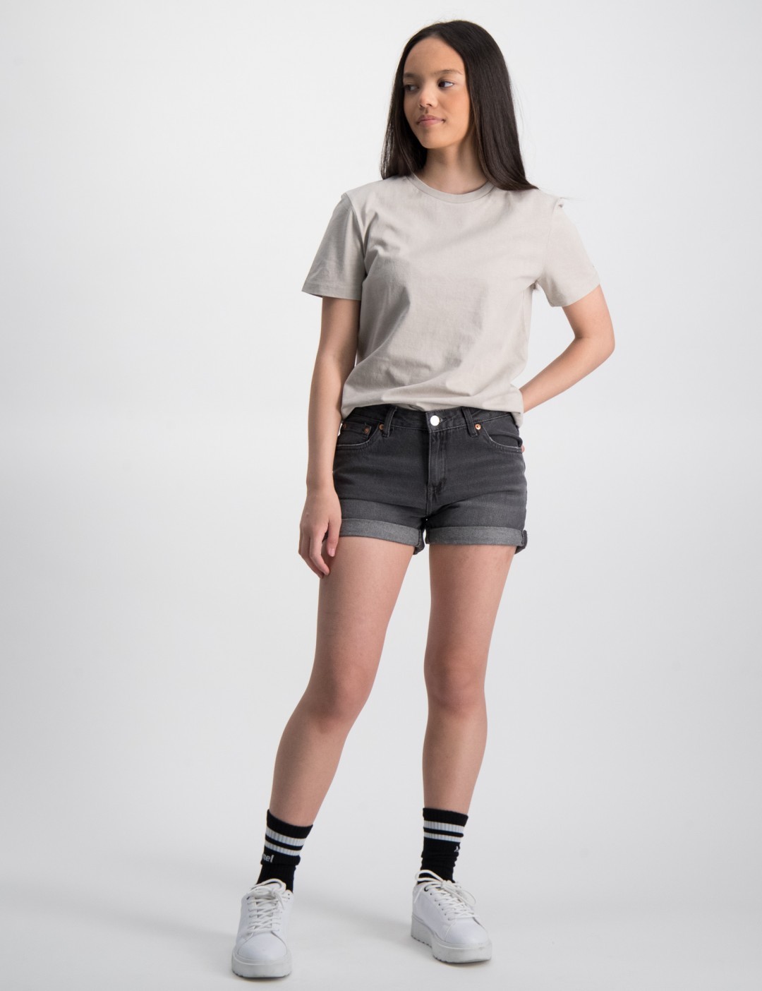 Levi'S Kids Girlfriend Shorts voor meisjes, 2-8 jaar, Evie, 12 Jaren : Levi's® Kids