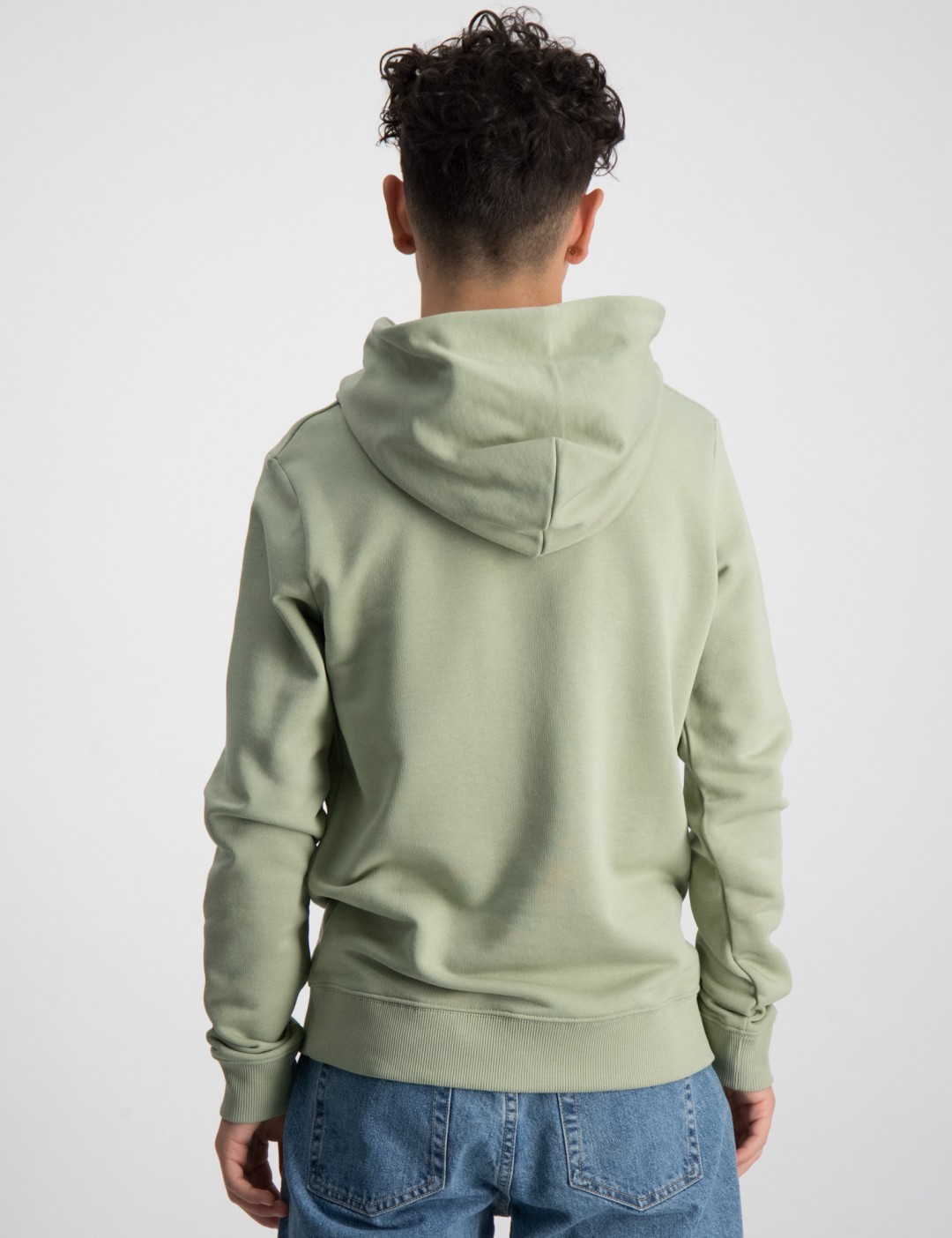 Calvin Klein CKJ STACK LOGO HOODIE Grön för Kille | Kids Brand Store