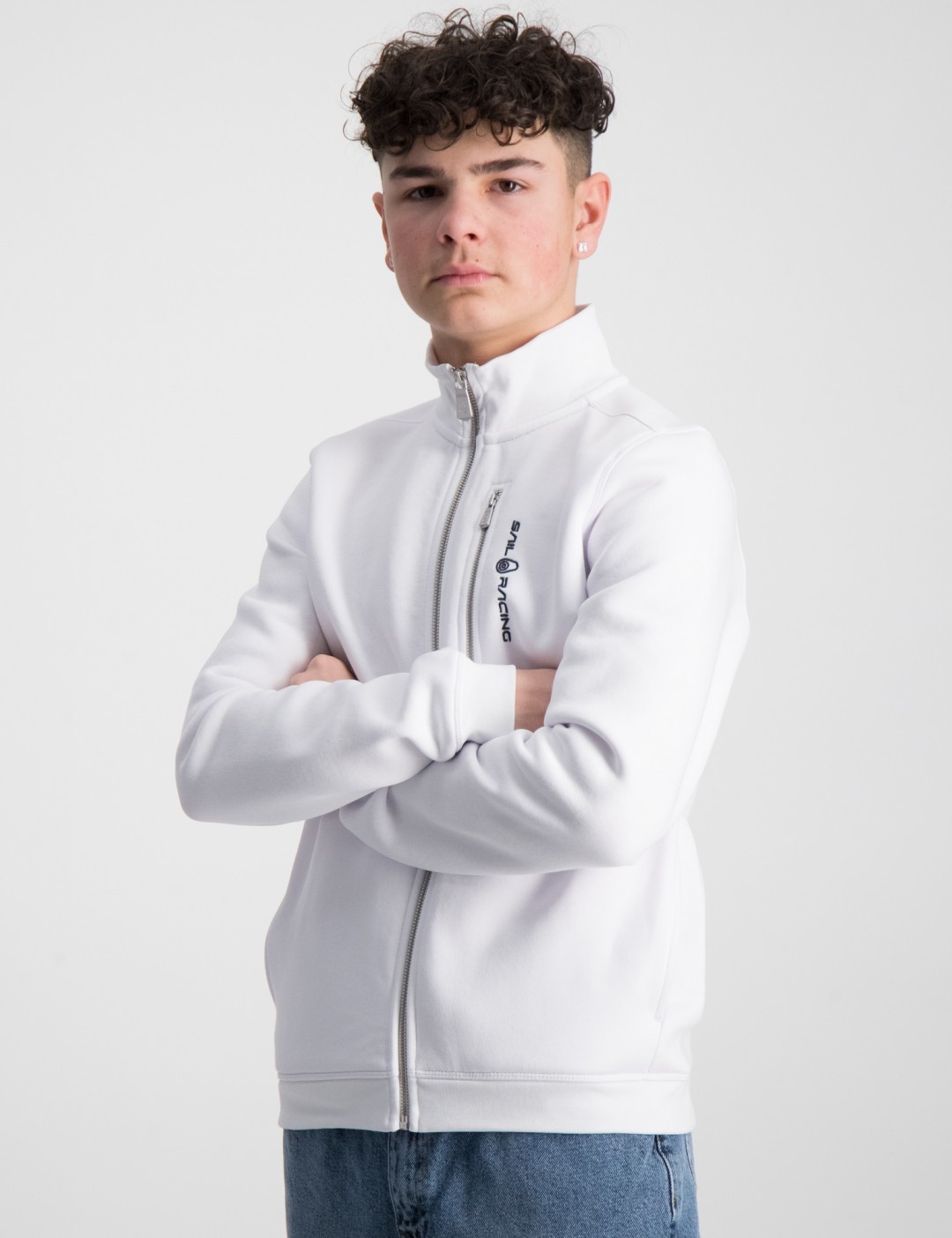 Sail Racing JR BOWMAN ZIP JACKET Vit för Kille | Kids Brand Store