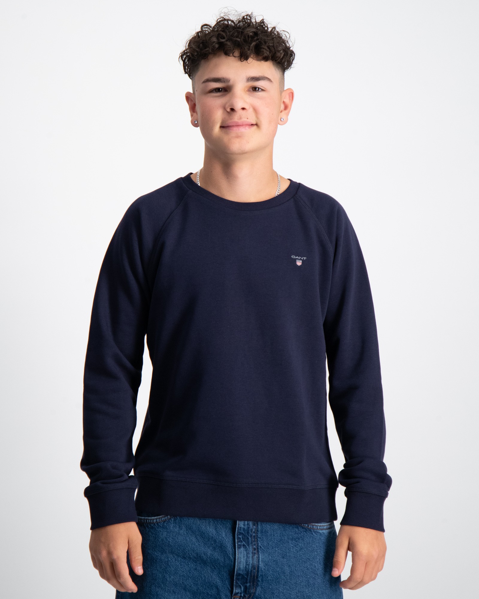 Gant Kids Brown Solid Relaxed Fit Sweatpant main image 1