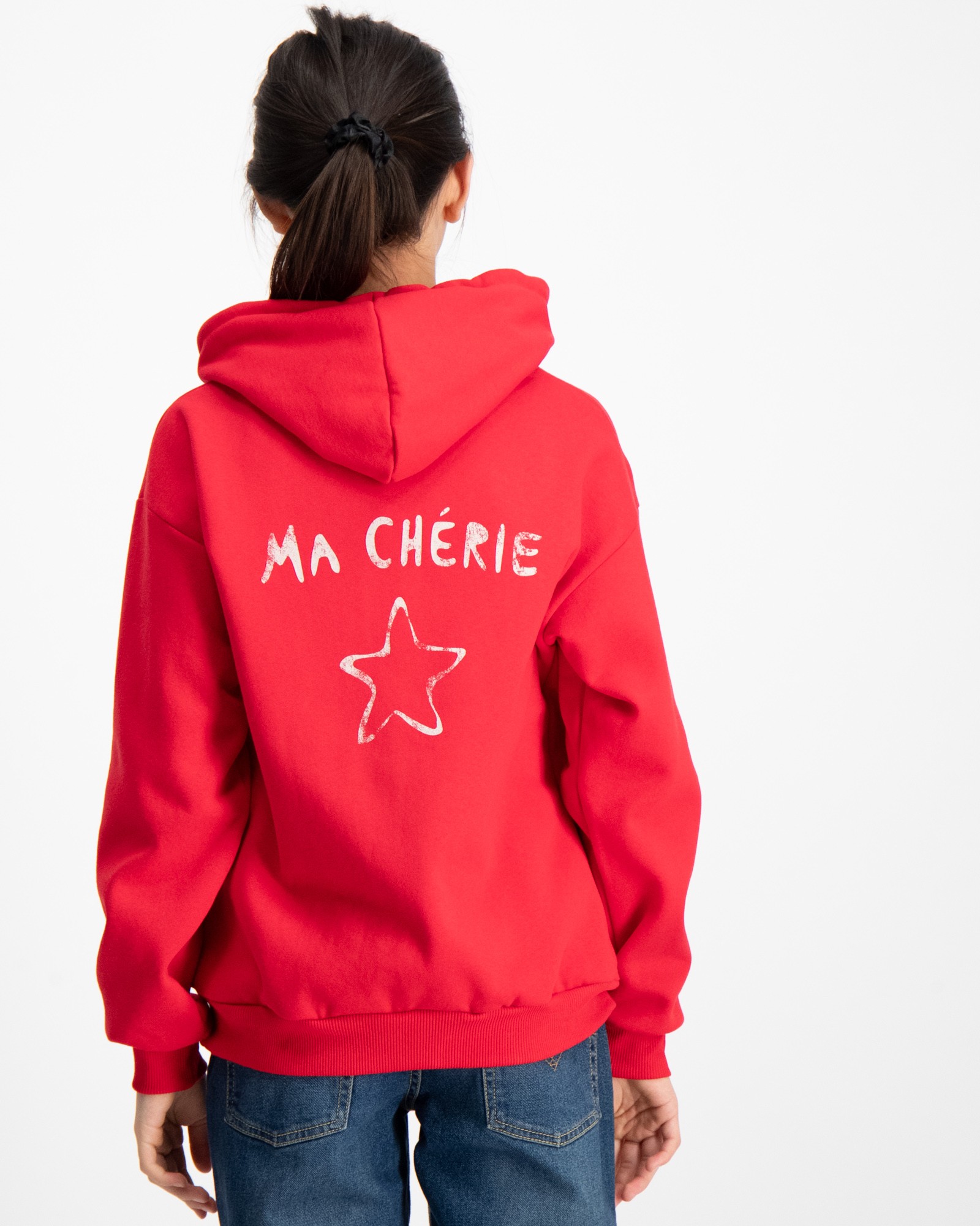 Gina Tricot Young Y basic hood Röd för Tjej Kids Brand Store