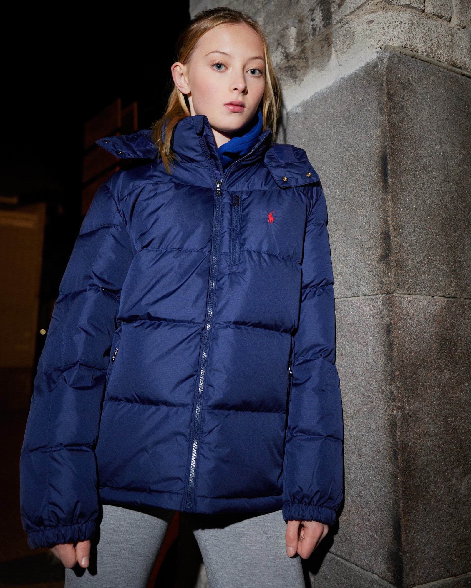 Polo Ralph Lauren Bla El Cap Jacket for Tjej Kids Brand Store