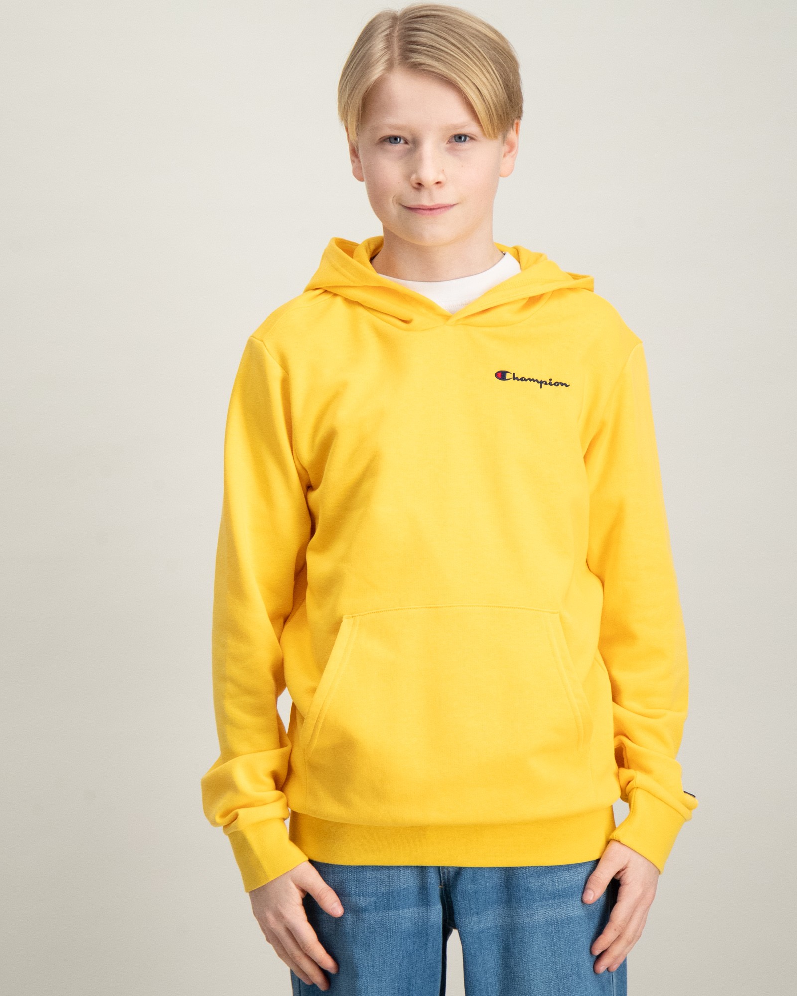 Champion Gelb Hooded Sweatshirt fur Jungen Kids Brand Store