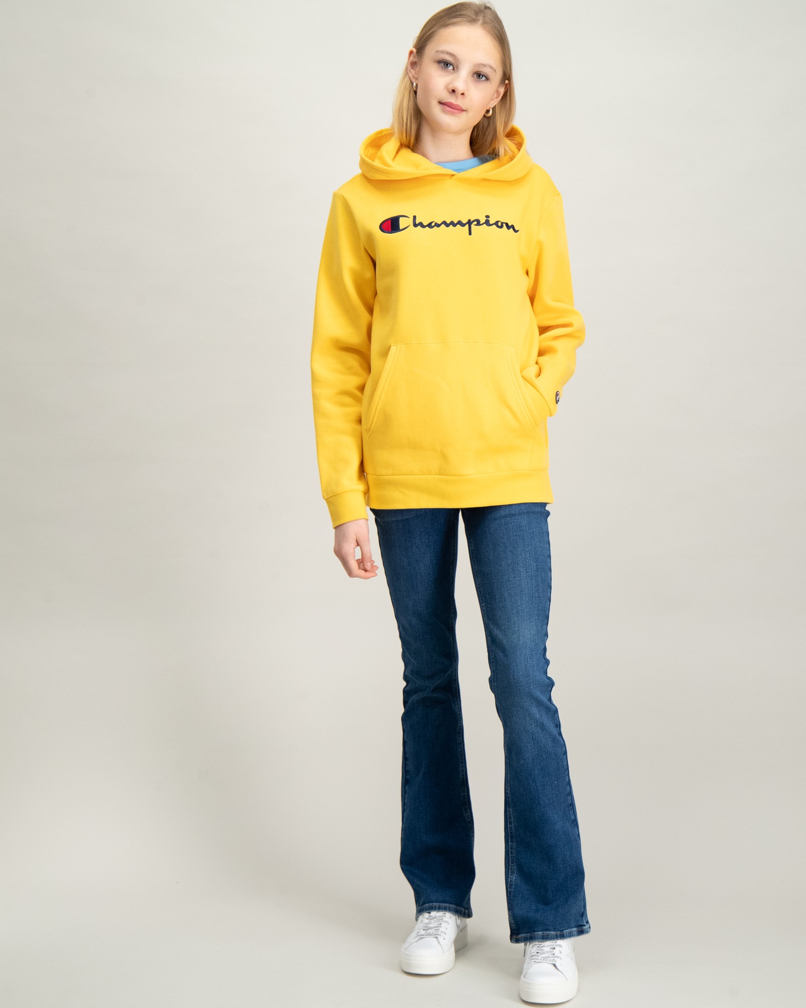 Champion Hooded Sweatshirt Gelb für Mädchen Kids Brand Store