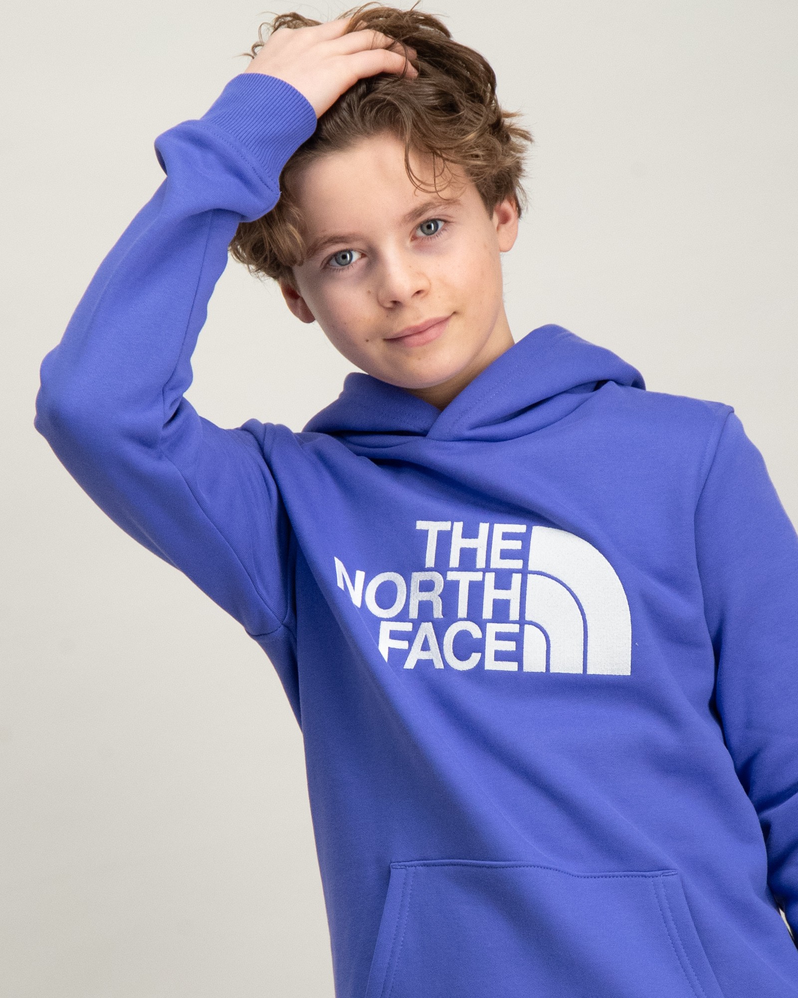 The North Face Blau B DREW PEAK P O HOODIE fur Jungen Kids Brand Store