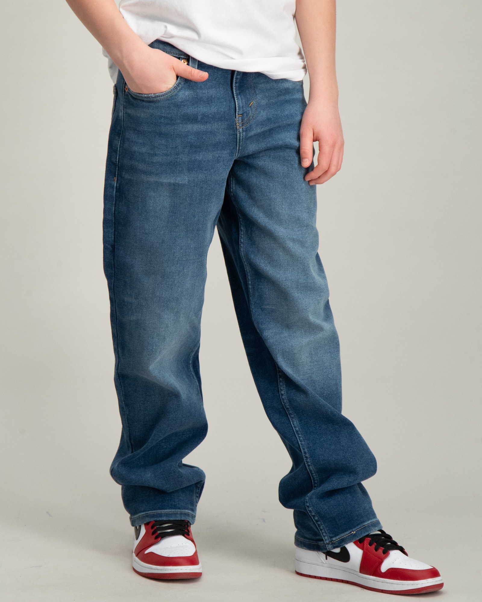 Levi's 510 Skinny Fit Jeans voor jongens, Zwarte stretch, 10 Jaar
