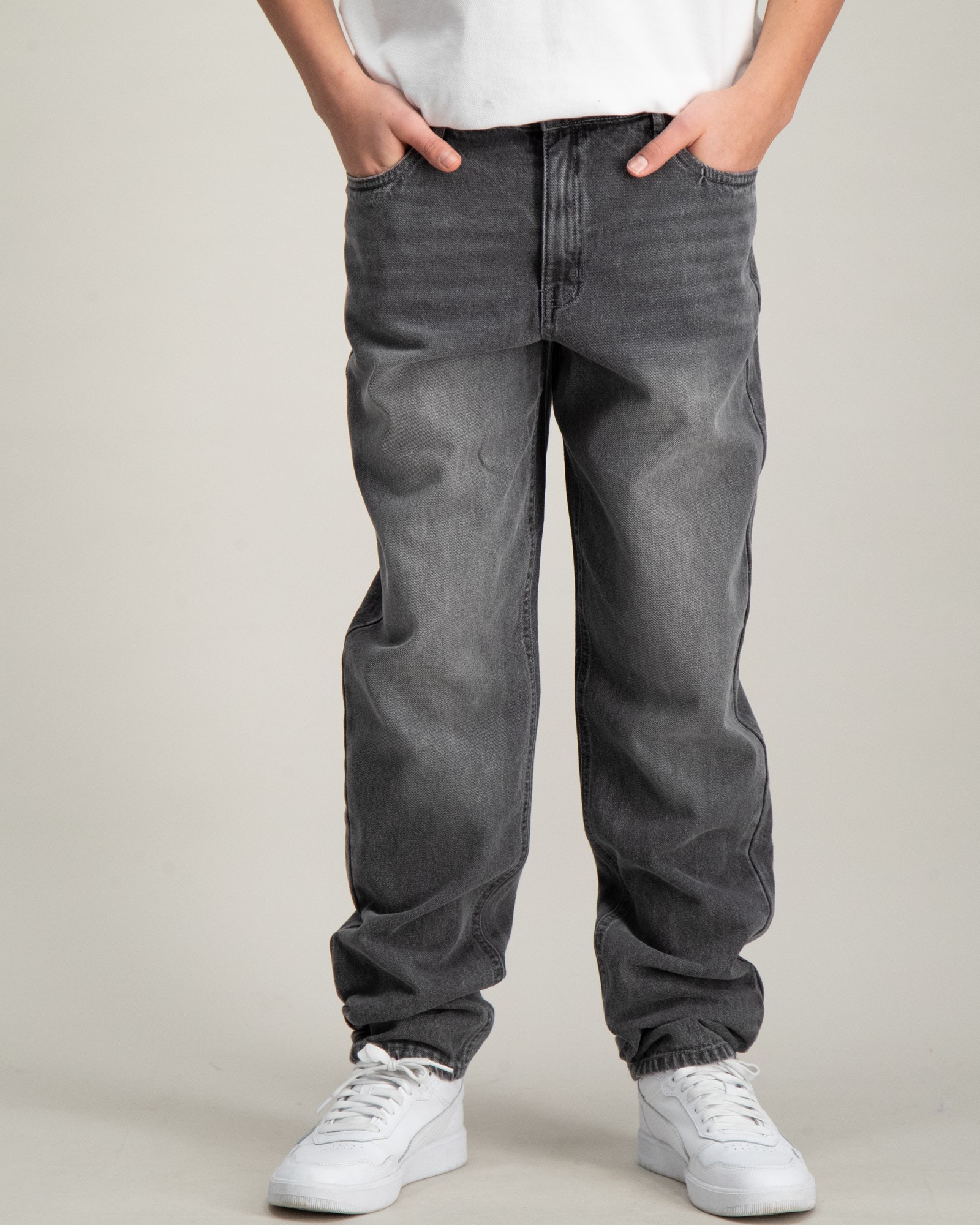 Jeans Garçon NAME IT - Coupe Dad Pant Noos - Denim Classique, Taille Ajustable, Fermeture Zip Et Bouton