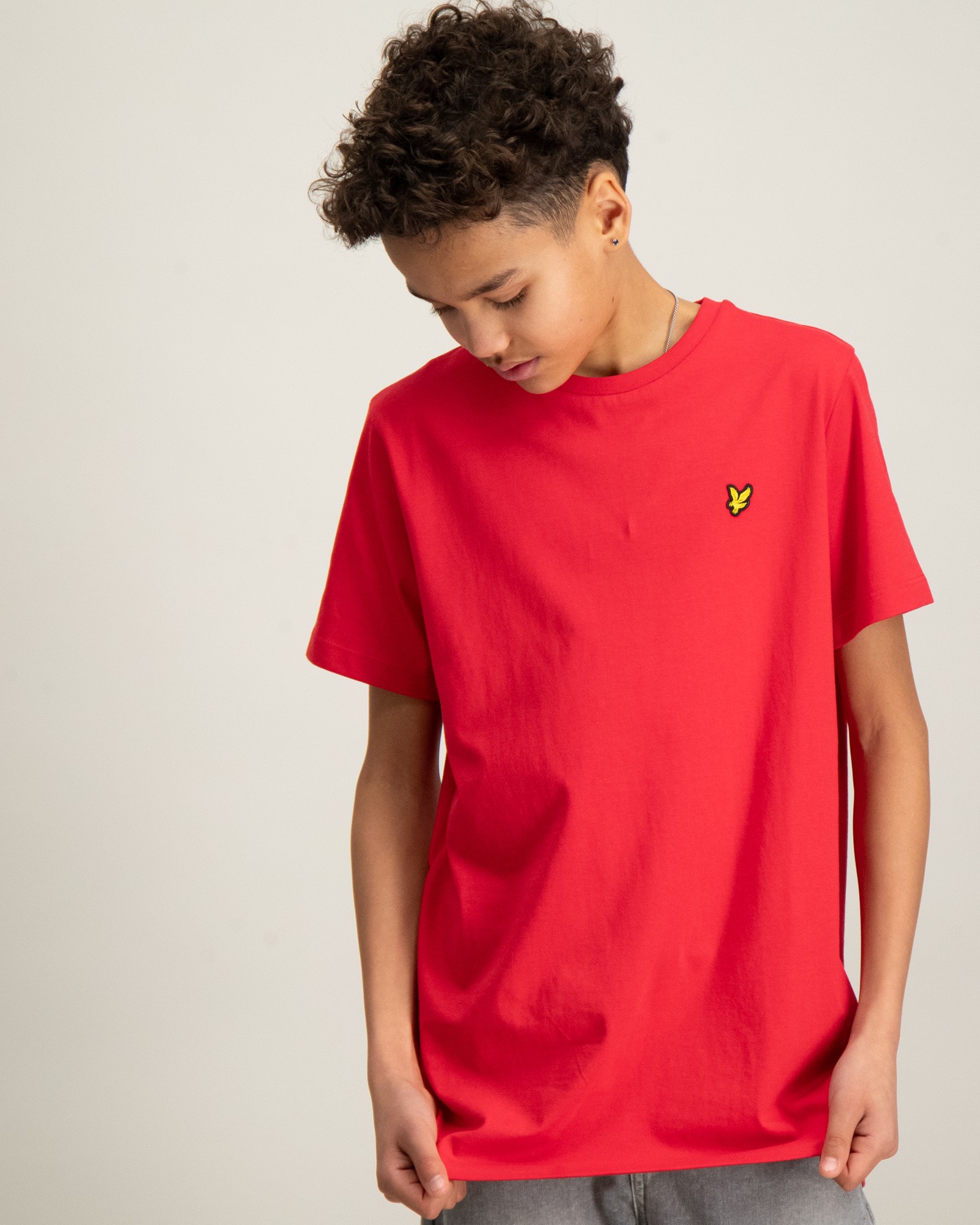 Lyle & Scott Plain T-shirt Rød til Gutt | Kids Brand Store