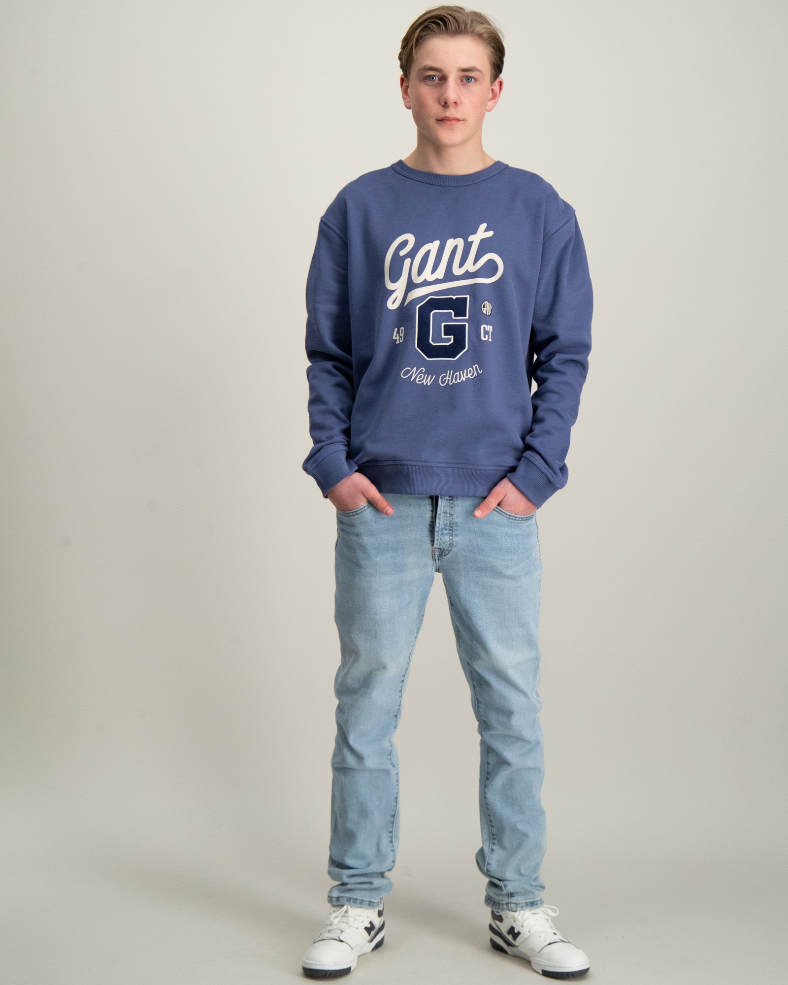Gant Kids Purple Logo Relaxed Fit T-Shirt
