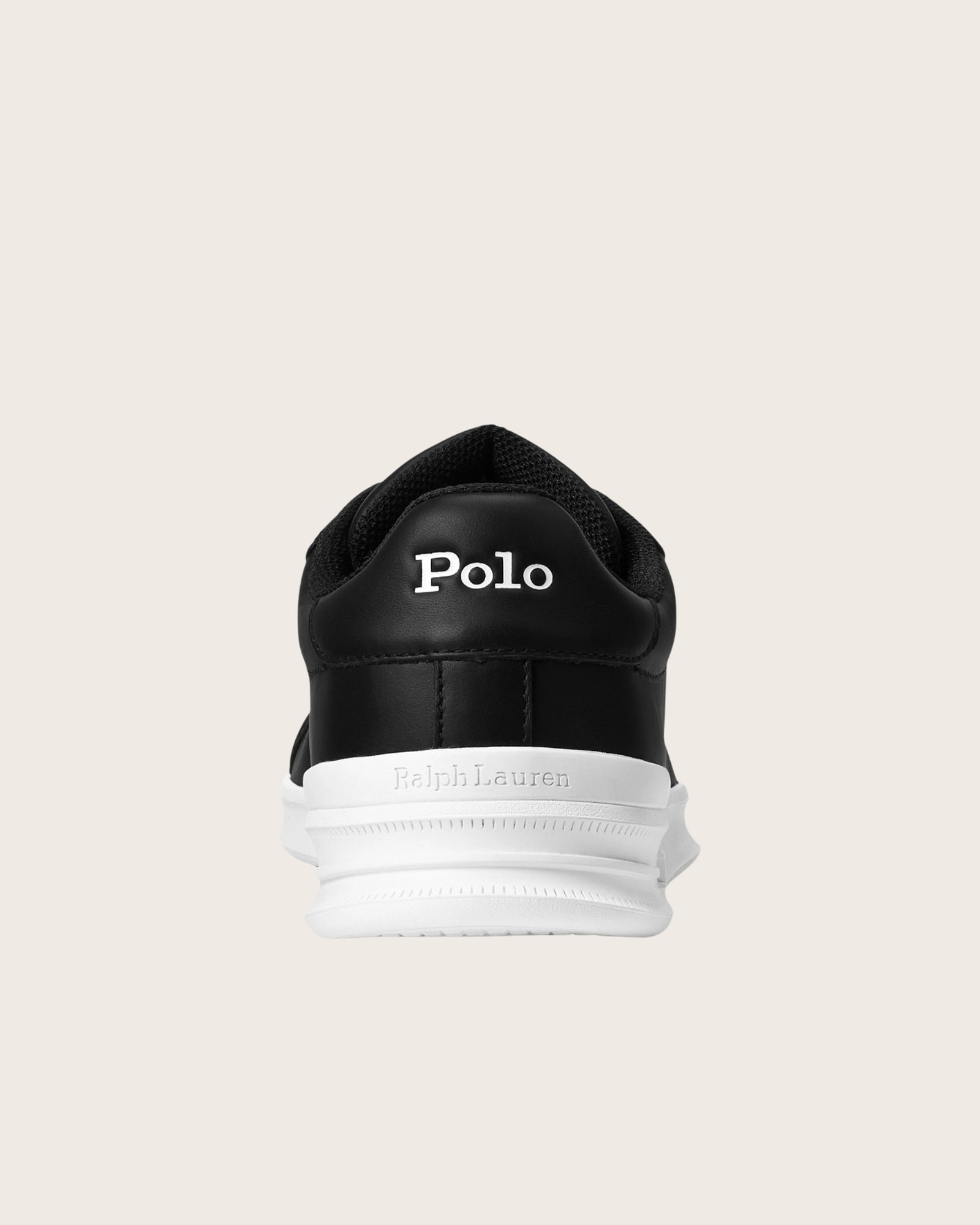 Polo Ralph Lauren Heritage Court II Leather Sneaker Schwarz für