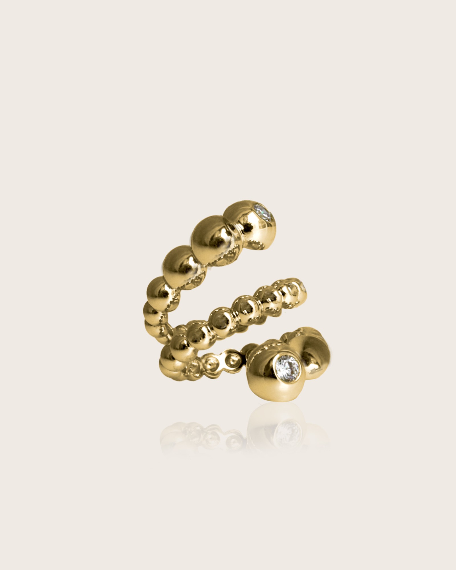 IOAKU BERRY 3 SWIRL SPARKLE RING Gyllen til Jente | Kids Brand Store