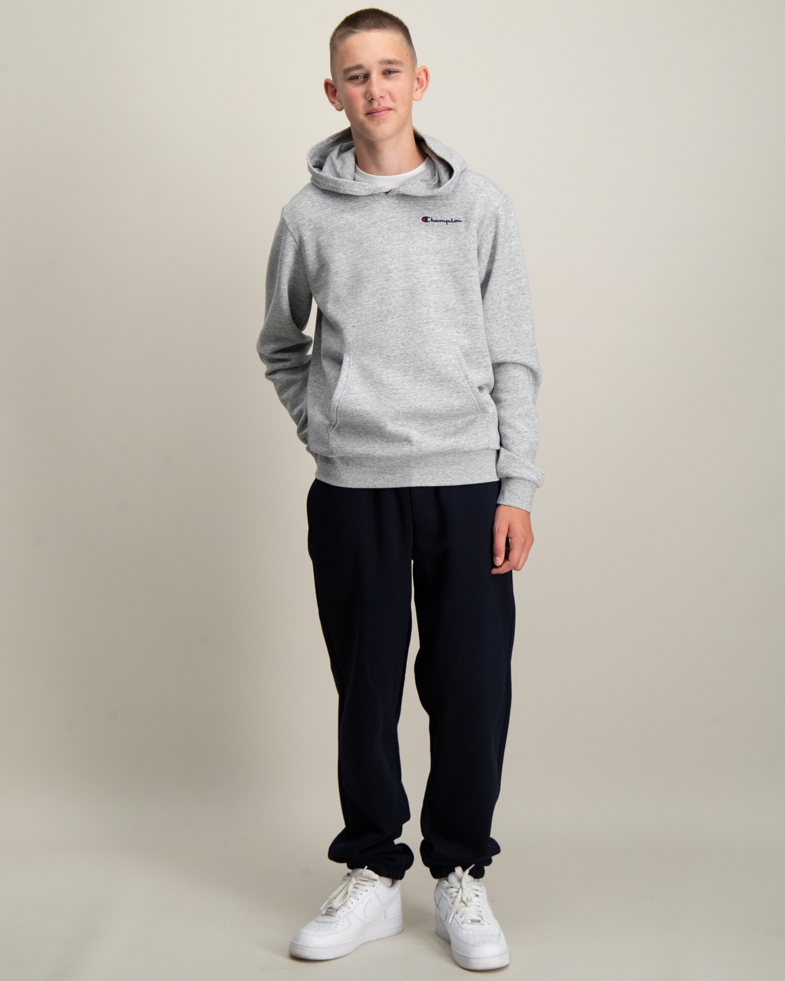 Champion Hooded Sweatshirt Grau für Jungen Kids Brand Store