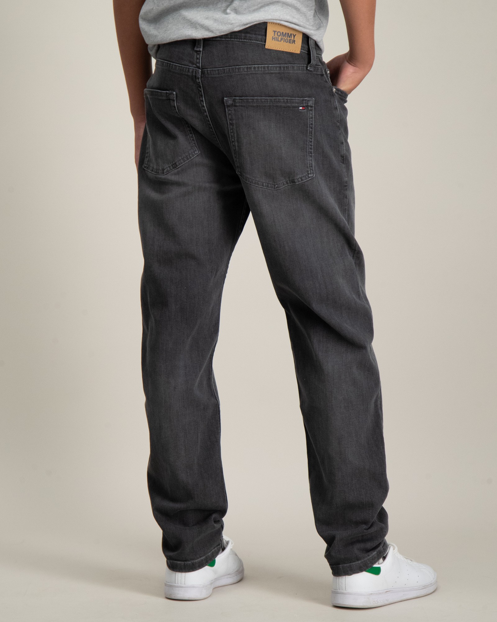 Mens black tommy hilfiger jeans online