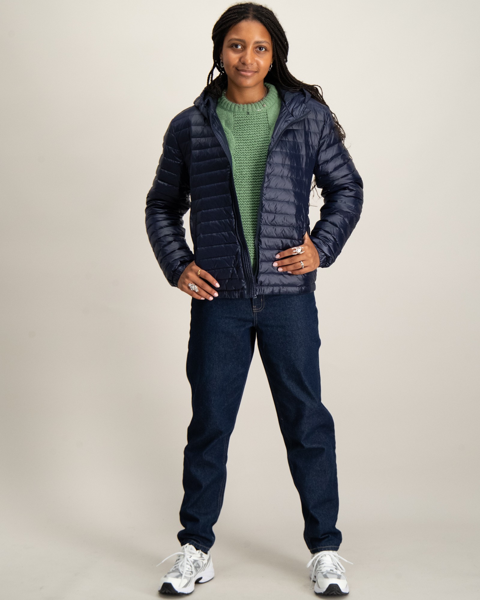 XINYUNZU Steppjacke Für Kinder & Teenager - Leichte Winterjacke Mit Kapuze Für Mädchen & Jungen 3-18 Jahre