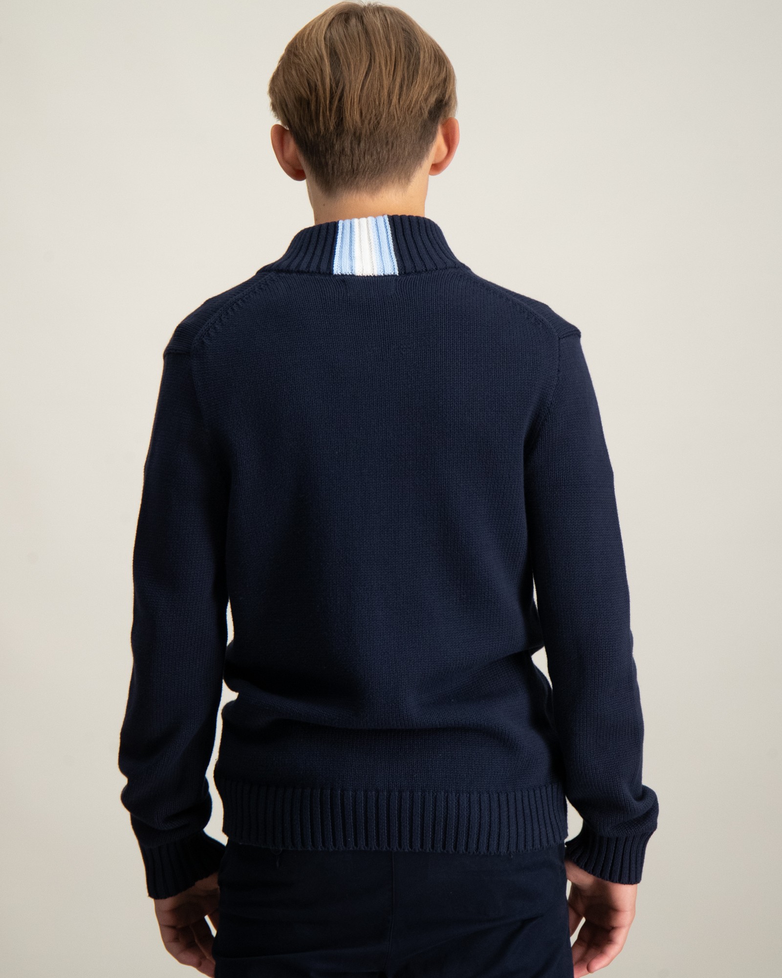 ★★POLO RALPH LAUREN★★ Full Zip Cotton Sweater Blue MNPOS s-l400.jpg