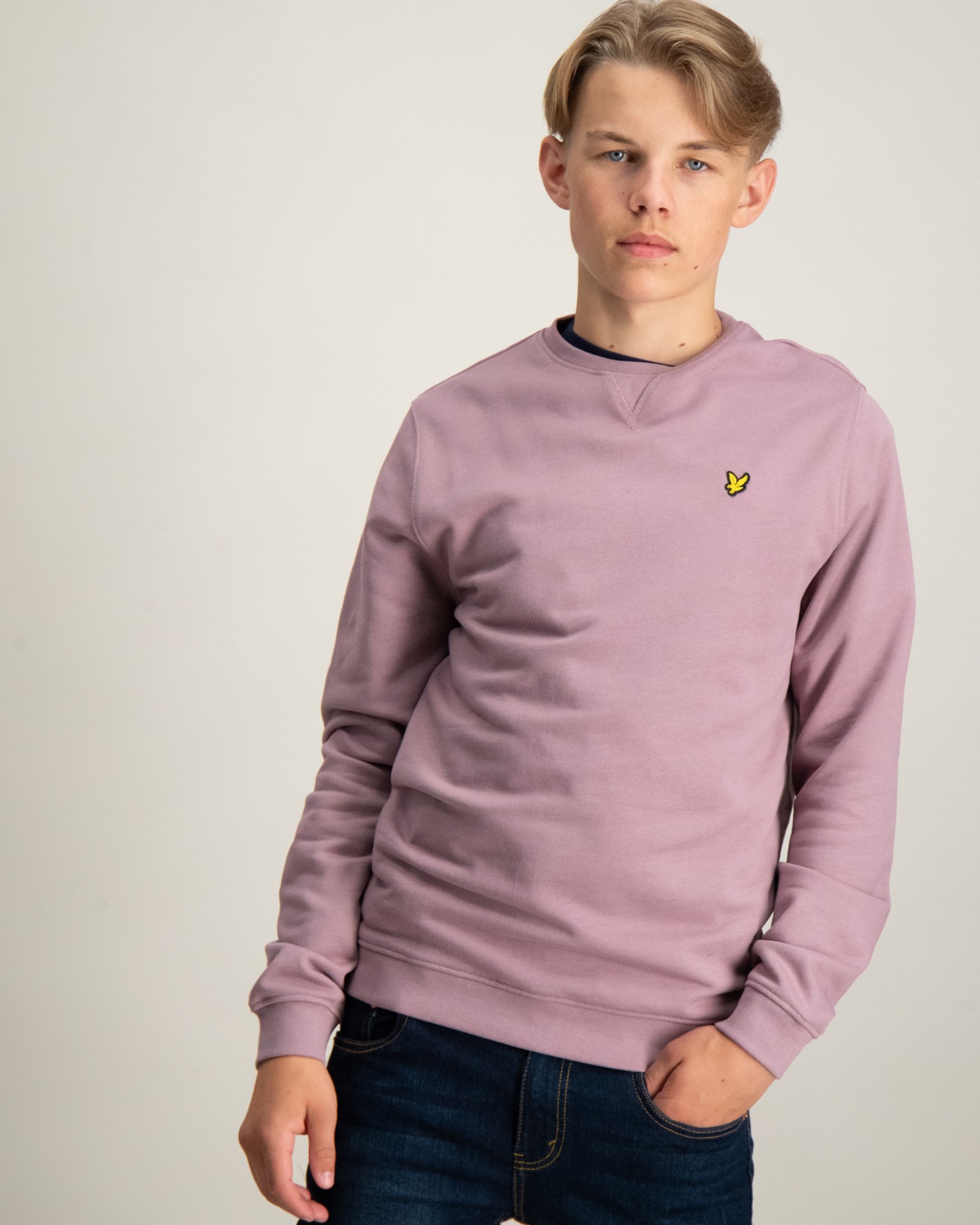 Soft crew neck sweatshirt sales