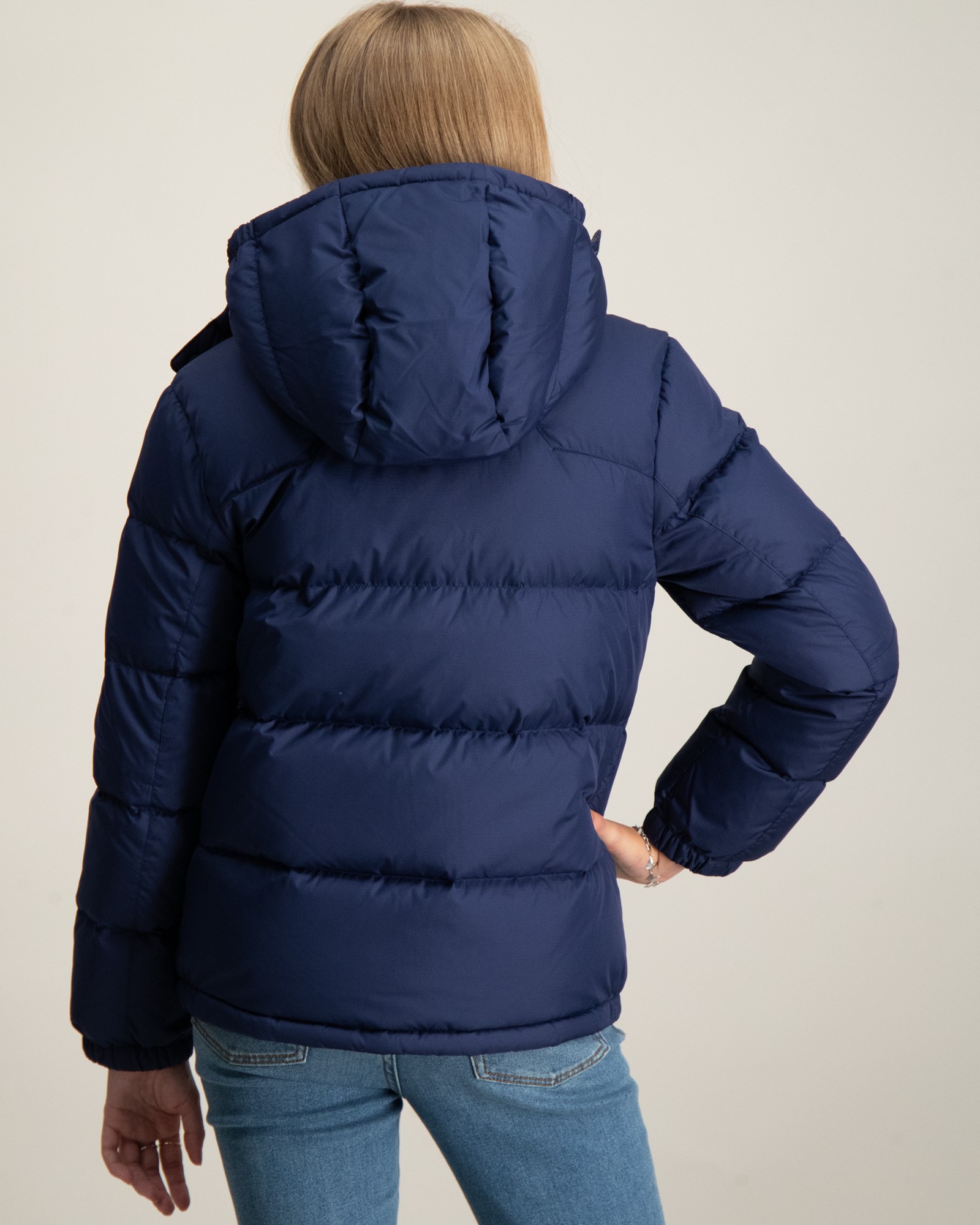 Polo Ralph Lauren Ripstop Down Hooded Jacket Blau für Mädchen