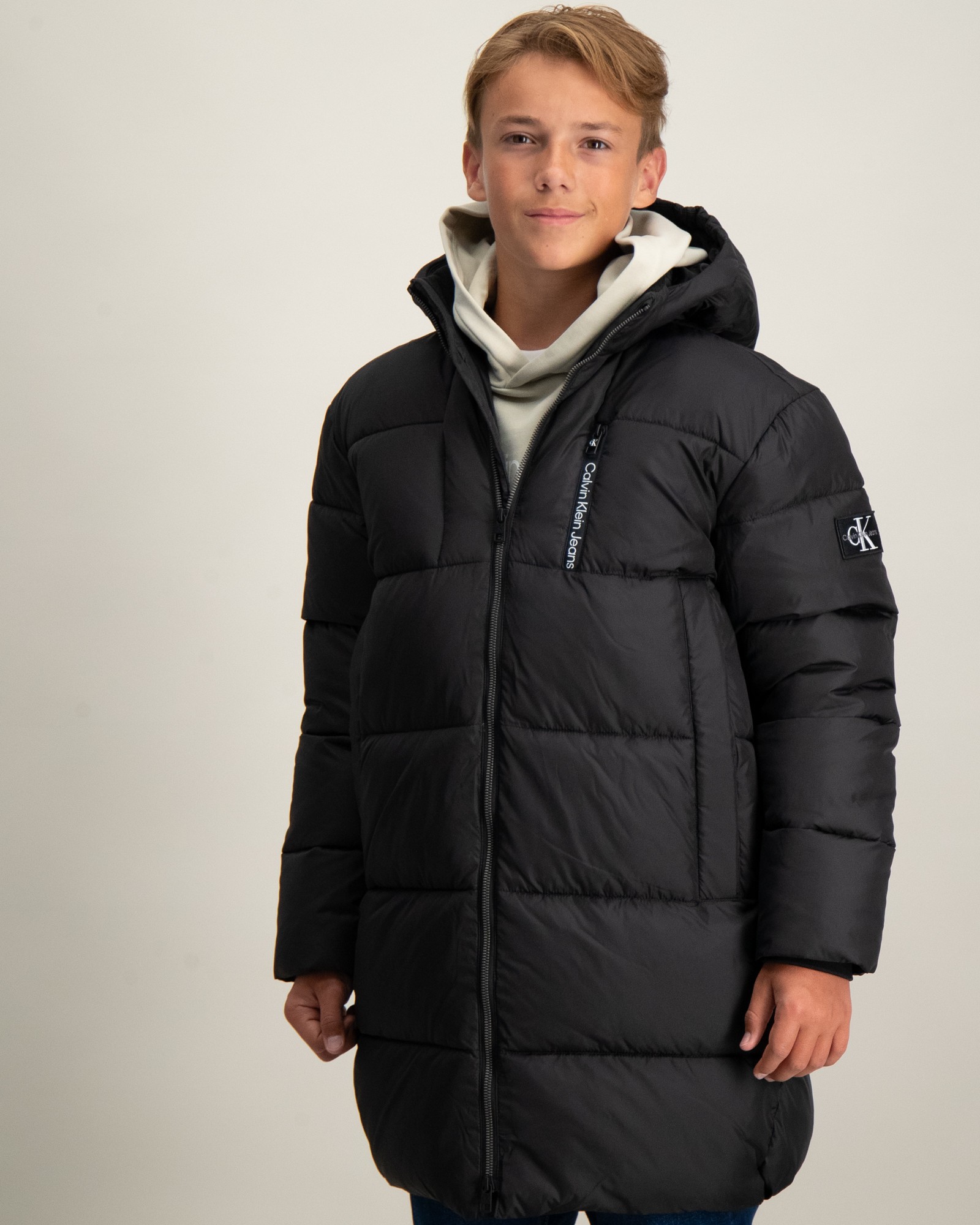 Calvin Klein ESSENTIAL PARKA PUFFER Zwart voor Jongens Kids