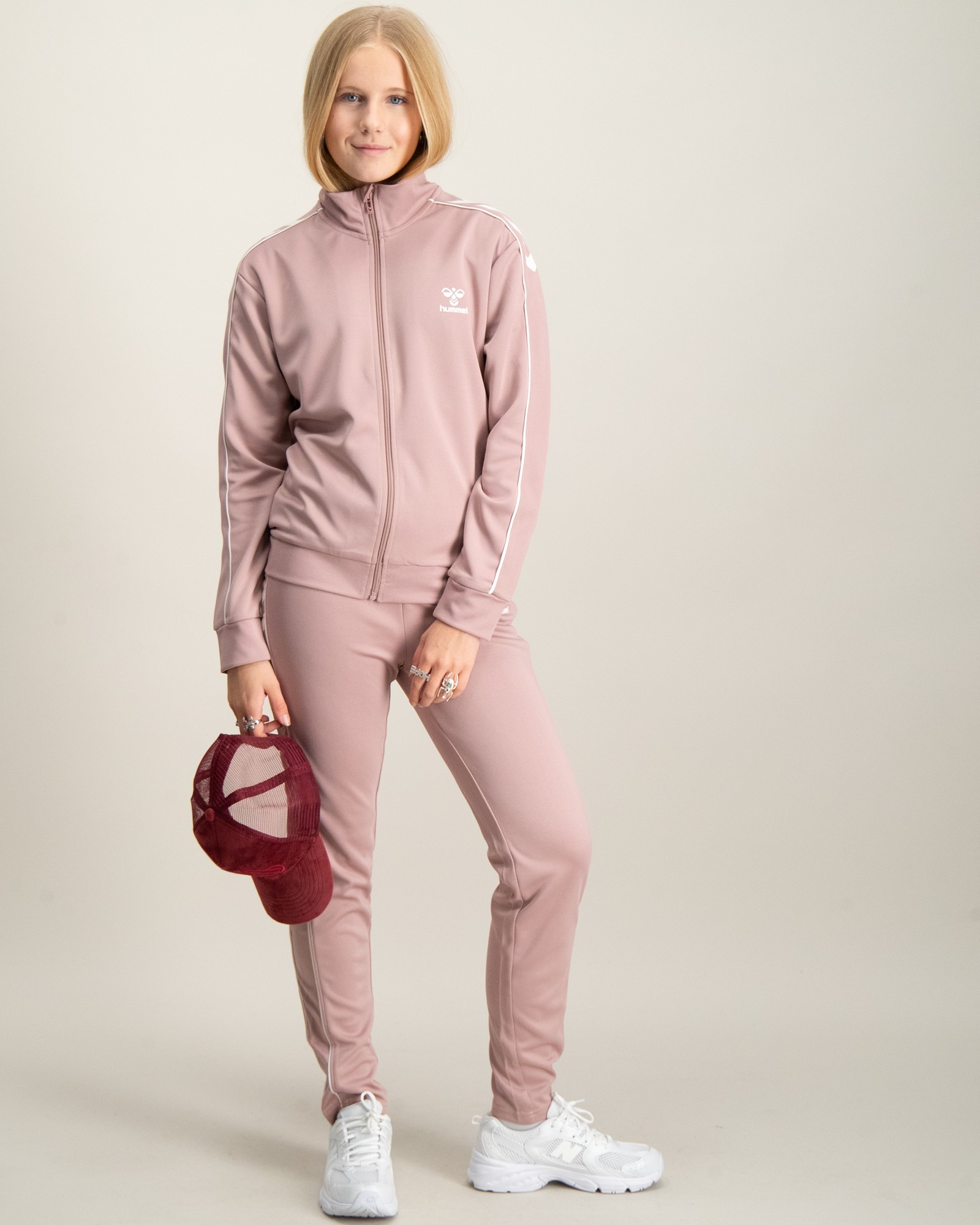 Hummel hmlTRACK TRACKSUIT Rosa til Kids Brand Store