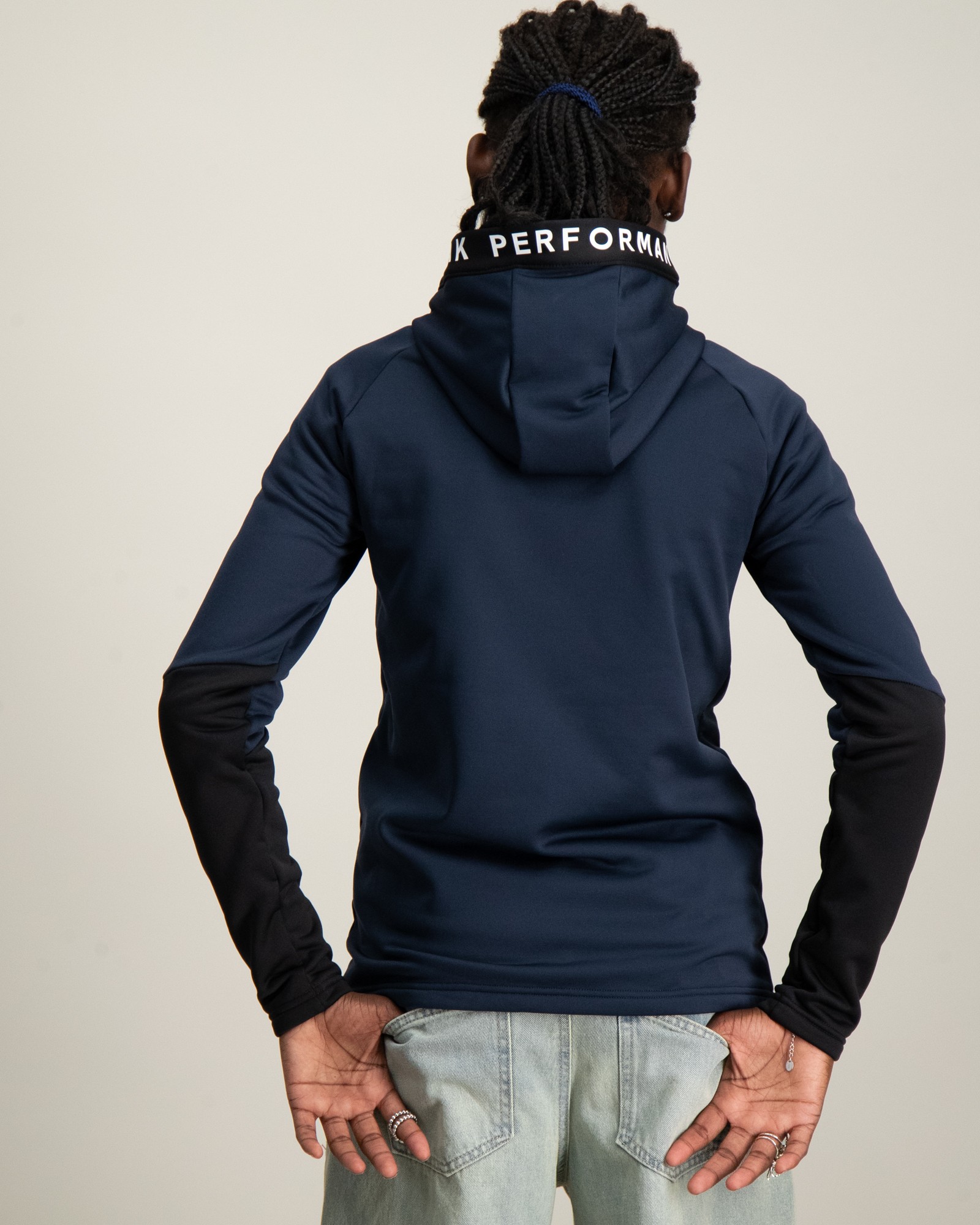 Peak Performance Jr Rider Zip Hood Blå för Tjej | Kids Brand Store