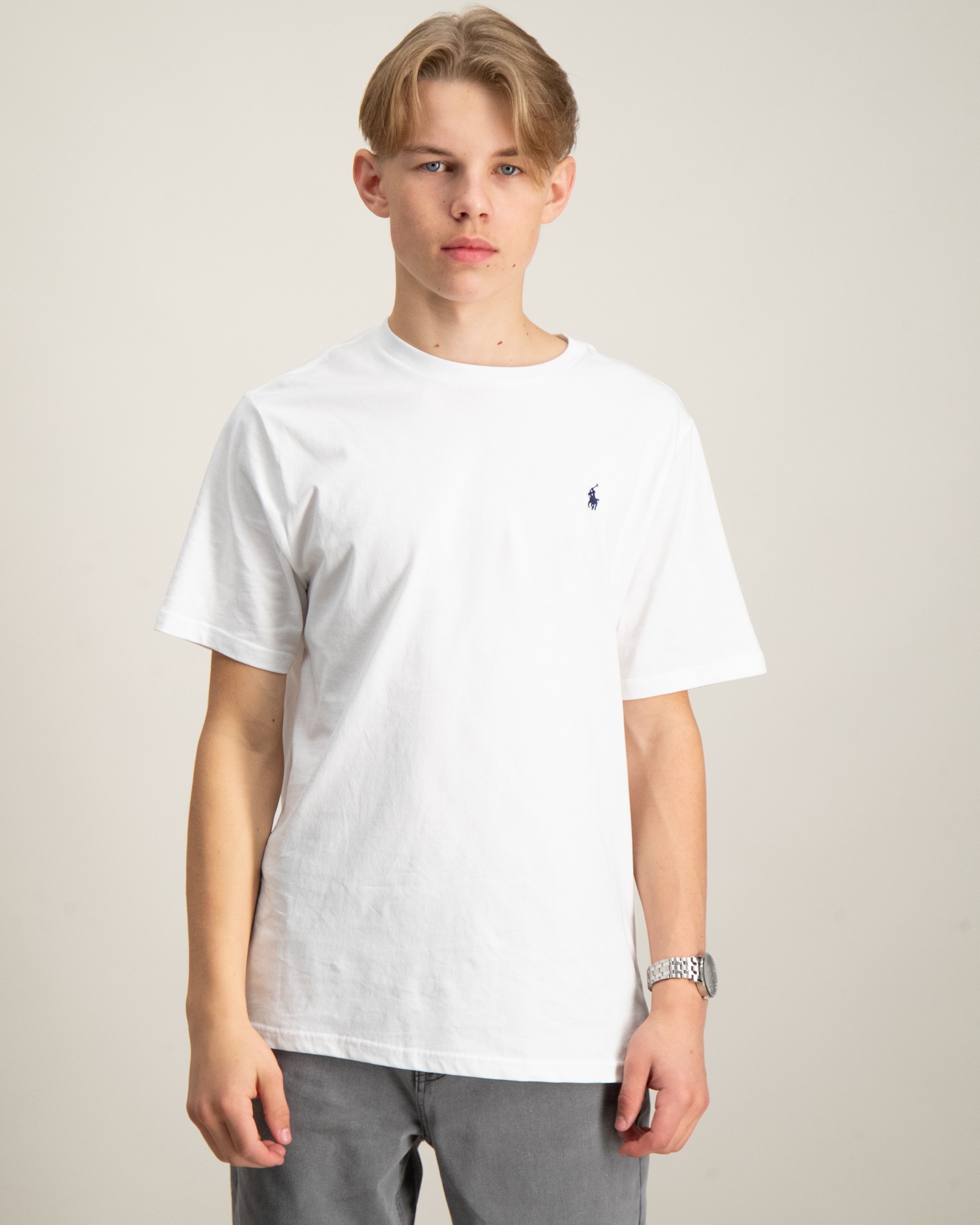 Ralph lauren t shirt hvid hotsell