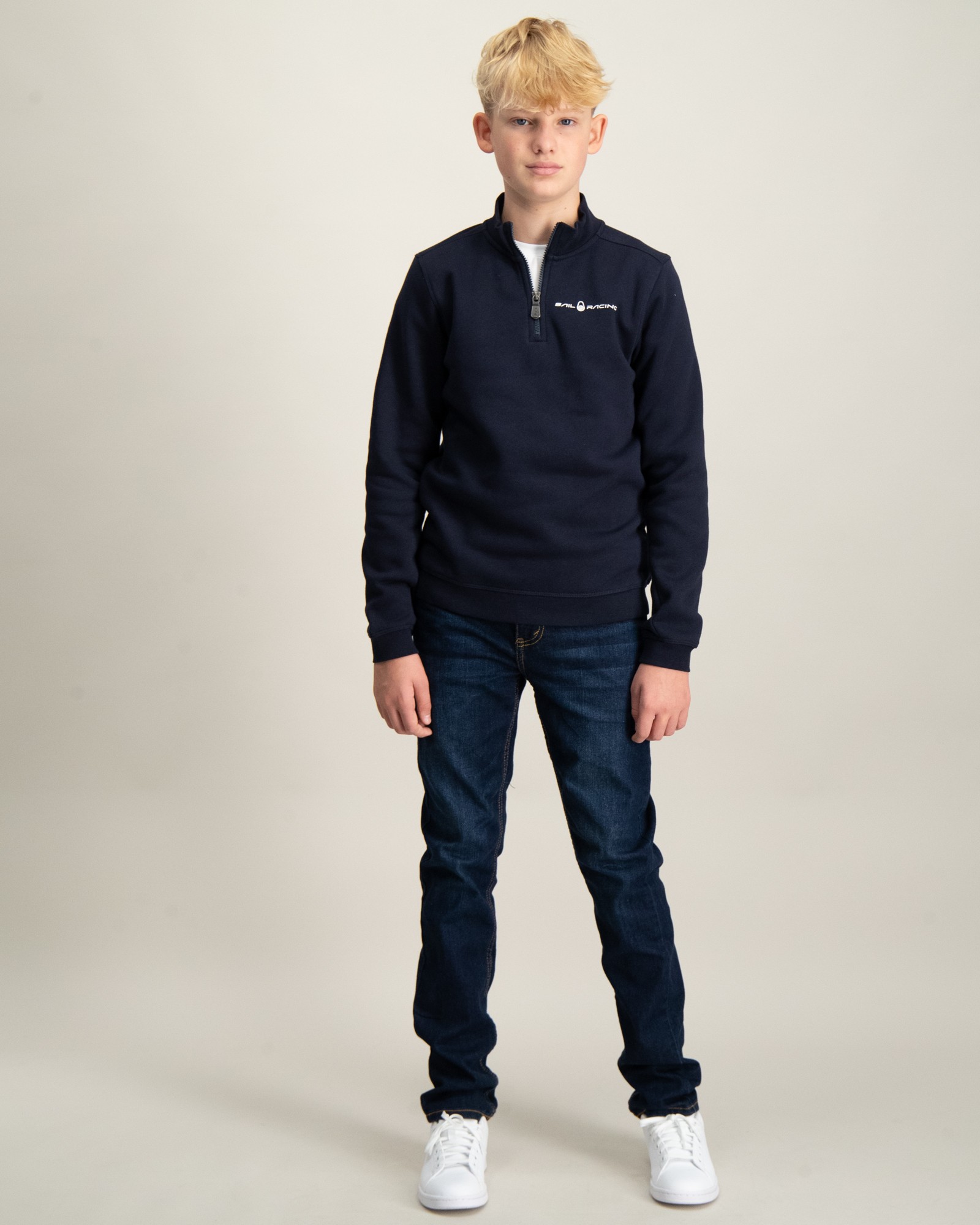 Sail Racing JR BOWMAN LOGO T-NECK Blå til Gutt | Kids Brand Store