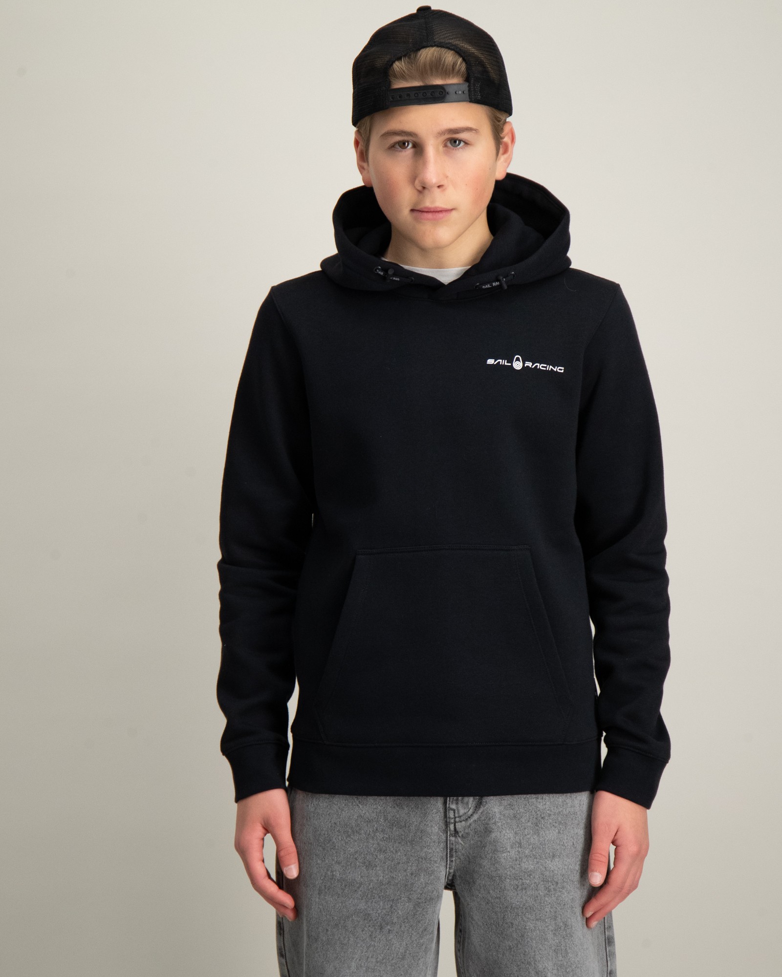 Sail Racing JR BOWMAN LOGO HOOD Svart til Gutt | Kids Brand Store