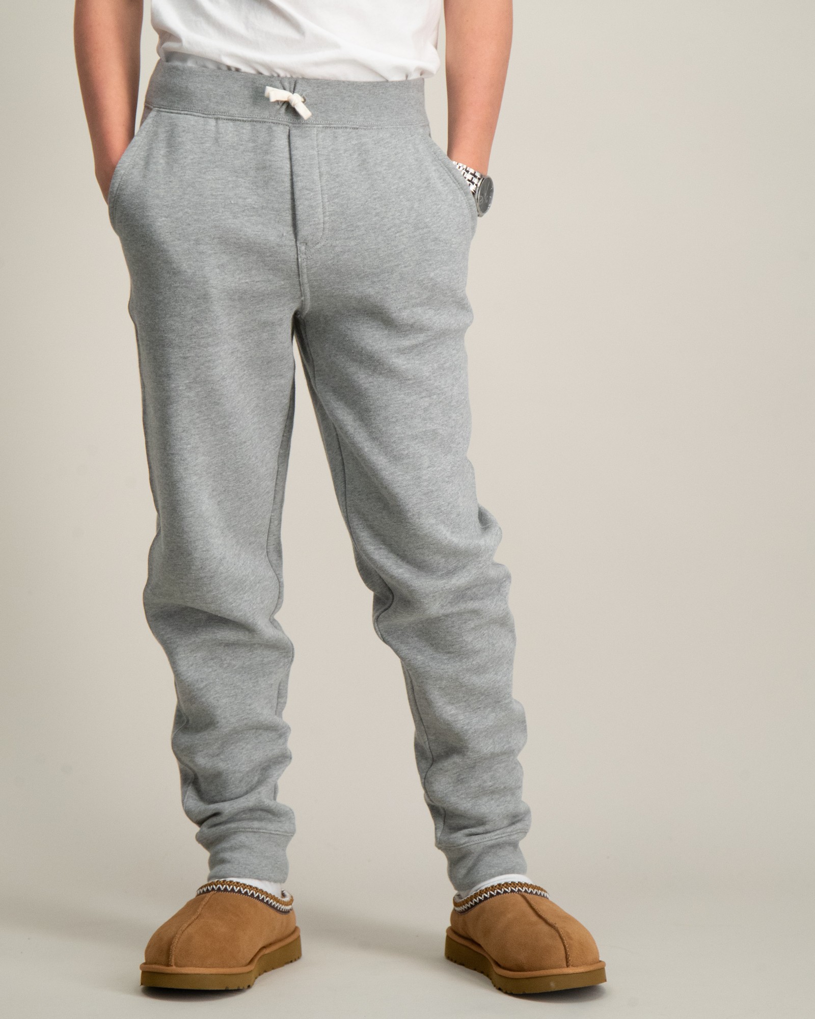 Polo Ralph Lauren Fleece Jogger Pant Grijs voor Jongens Kids