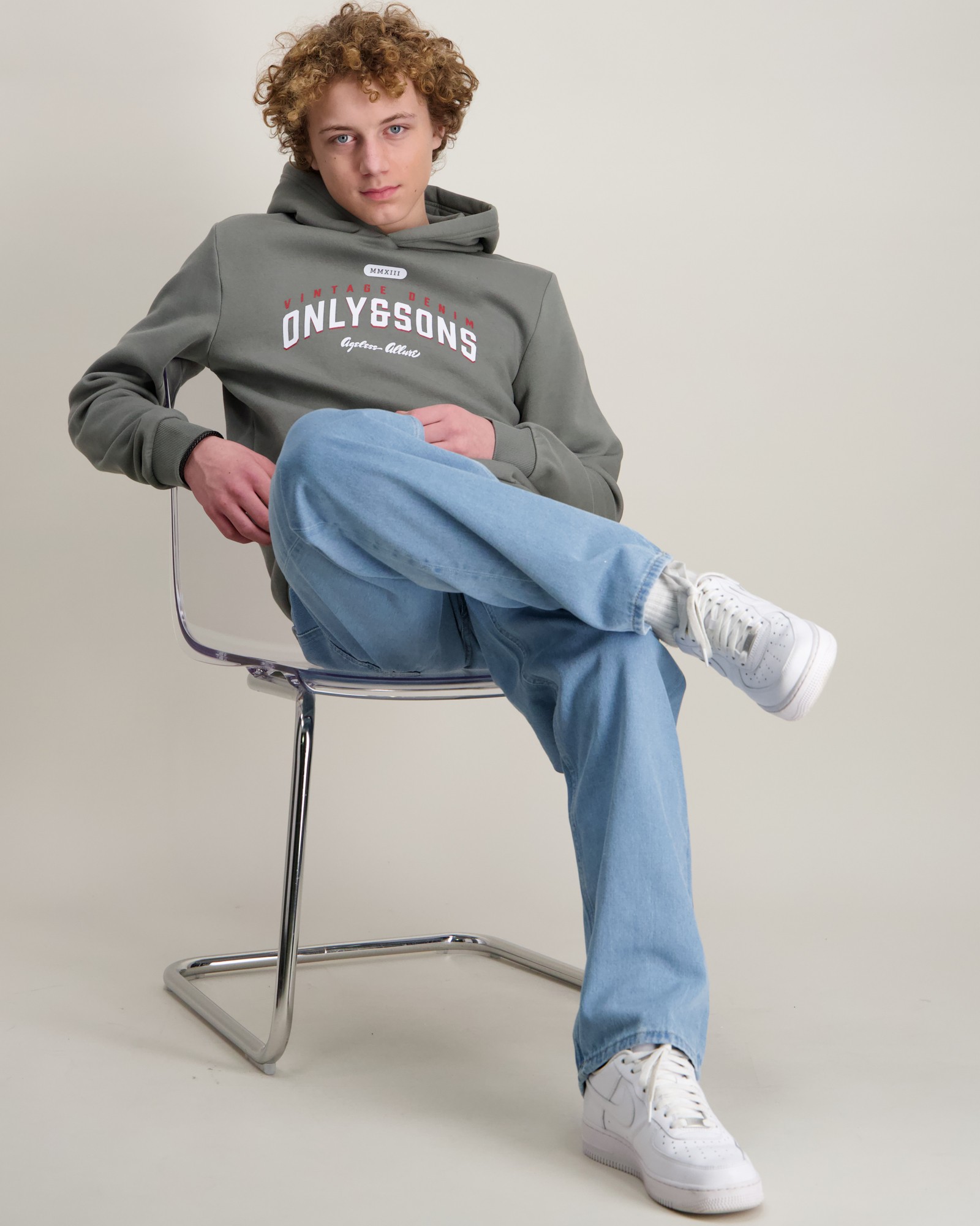 Only & Sons Jungen Kapuzenpulli Mit Vintage Print - Lässiger Hoodie Für Kids