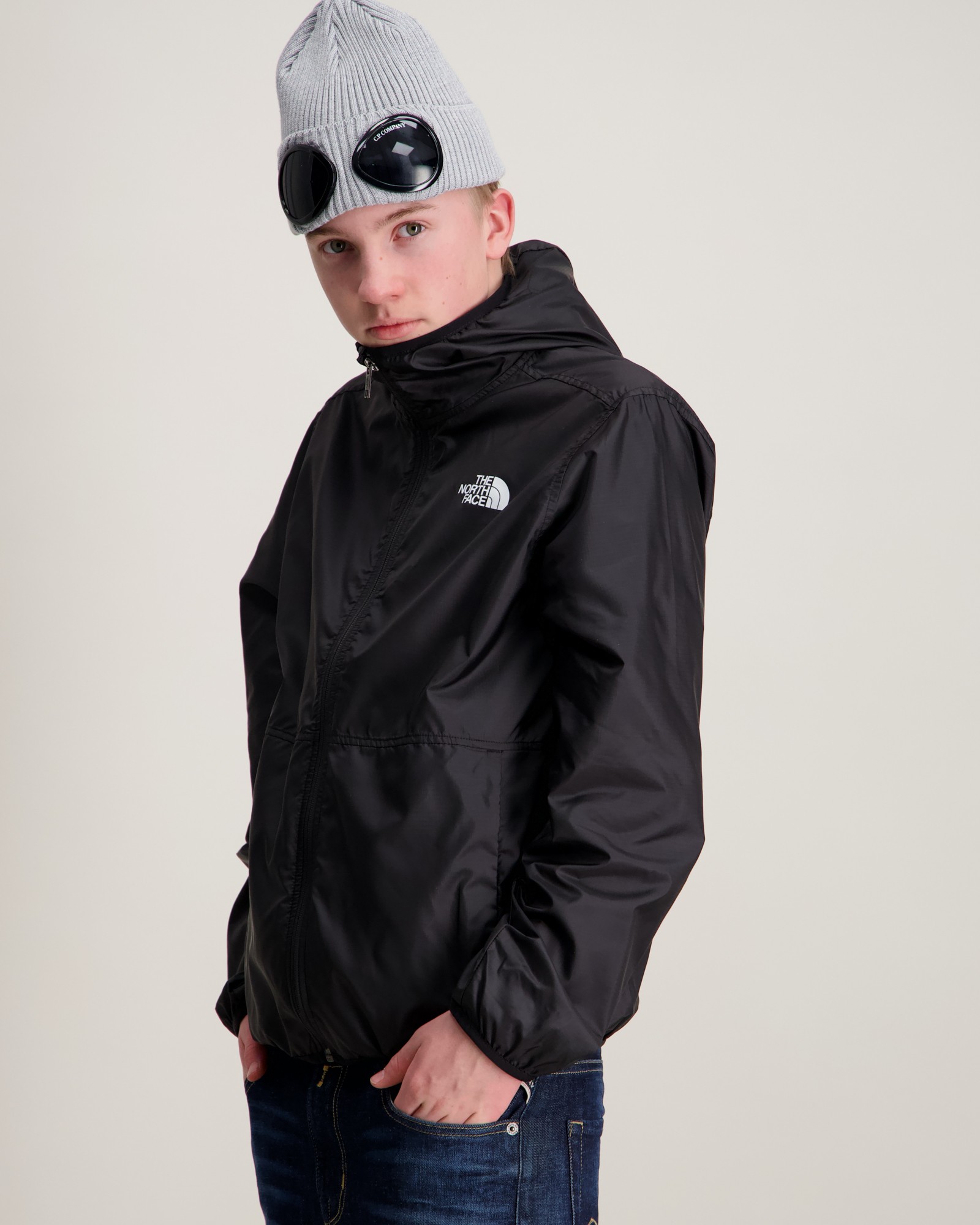 The North Face DÃ¼nne Schwarze Jacke The North Face Fleecejacke