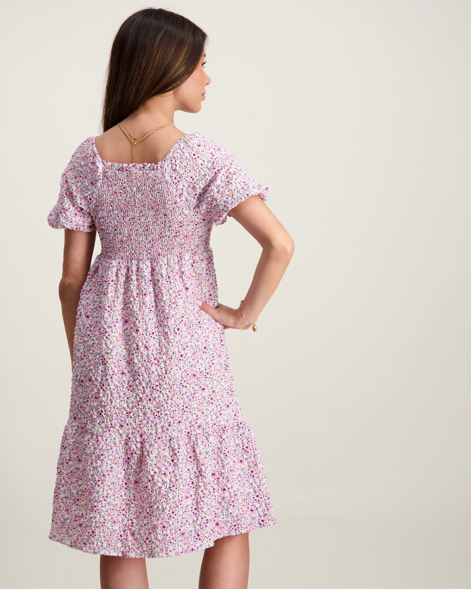 Creamie Dress Structure Rosa til Jente | Kids Brand Store