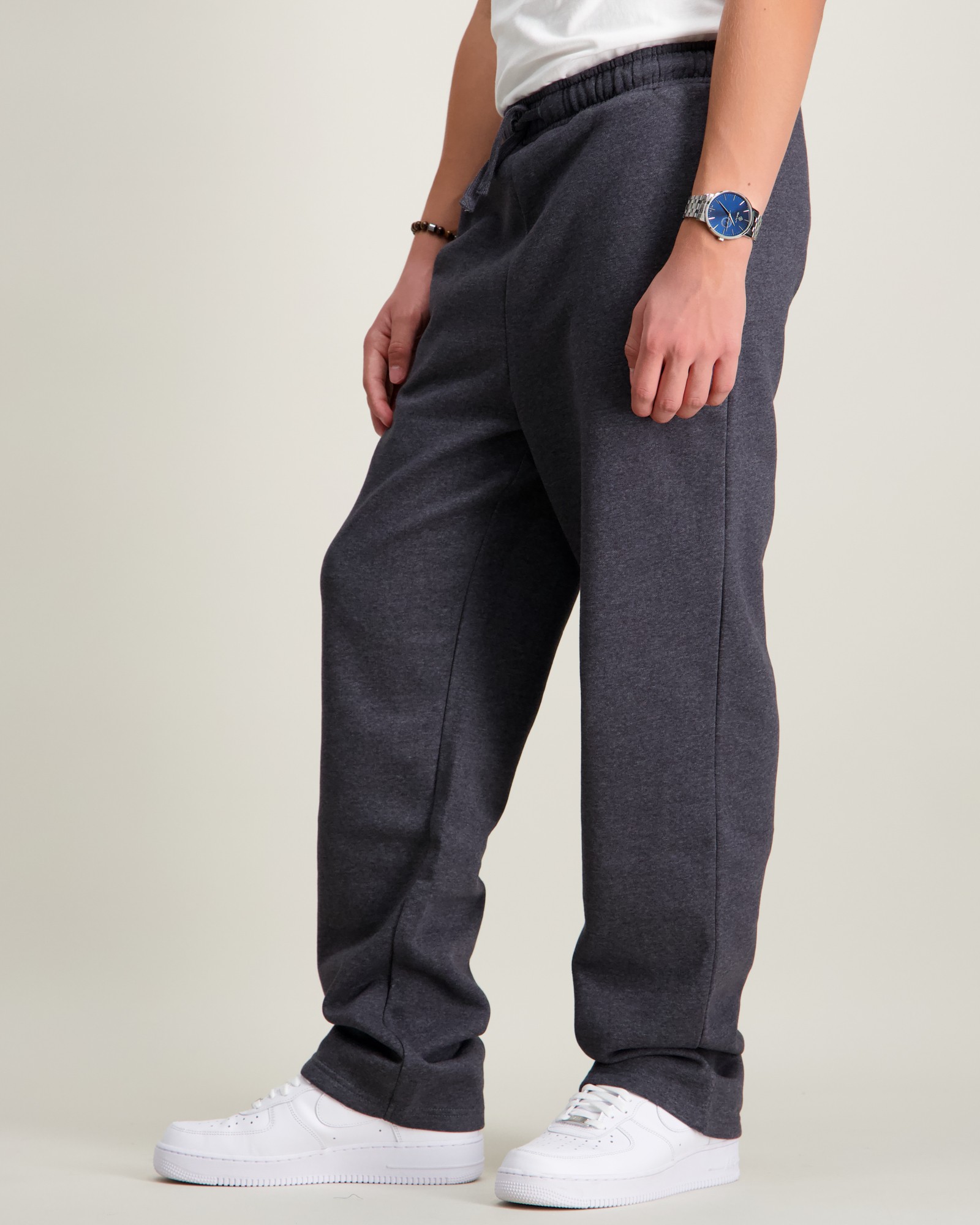 NAME IT Nlnnizu Bru - Pantaloni Jogging Unisex In Cotone Nero, Modello Dritto Con Vita Elastica - 3