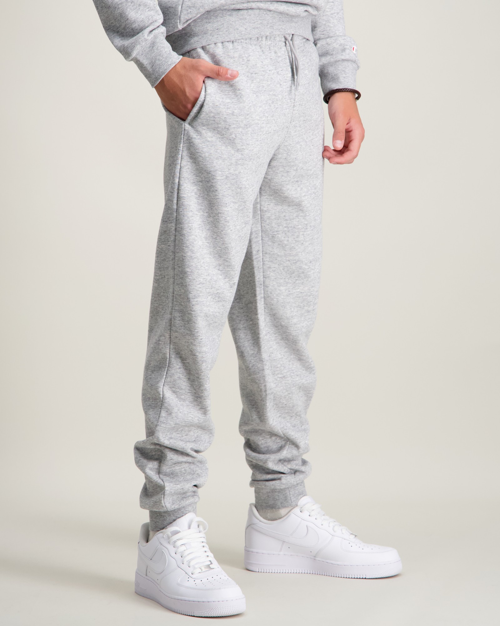 Champion Rib Cuff Pants Grå för Kille | Kids Brand Store