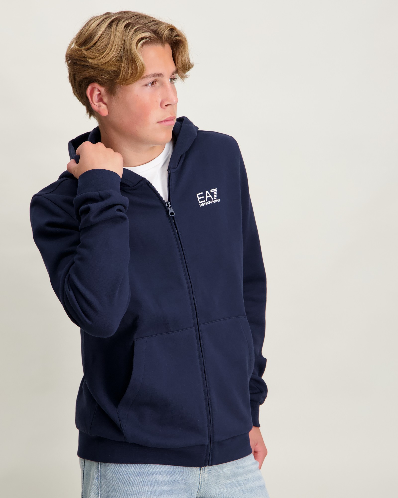 EA7 Emporio Armani SWEATSHIRT Blau für Jungen Kids Brand Store
