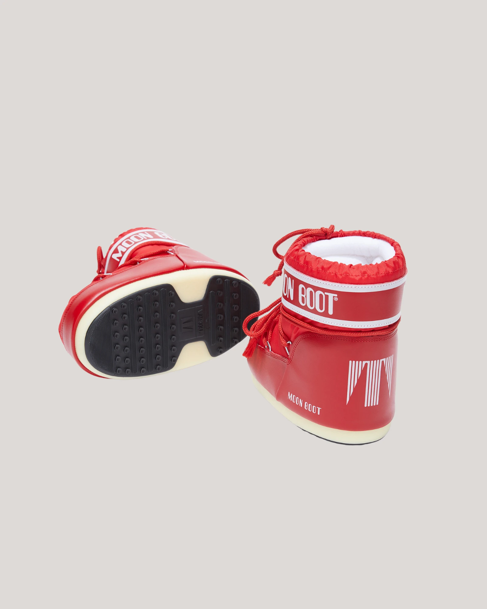 Moon Boot MB ICON LOW NYLON Rouge pour Fille | Kids Brand Store