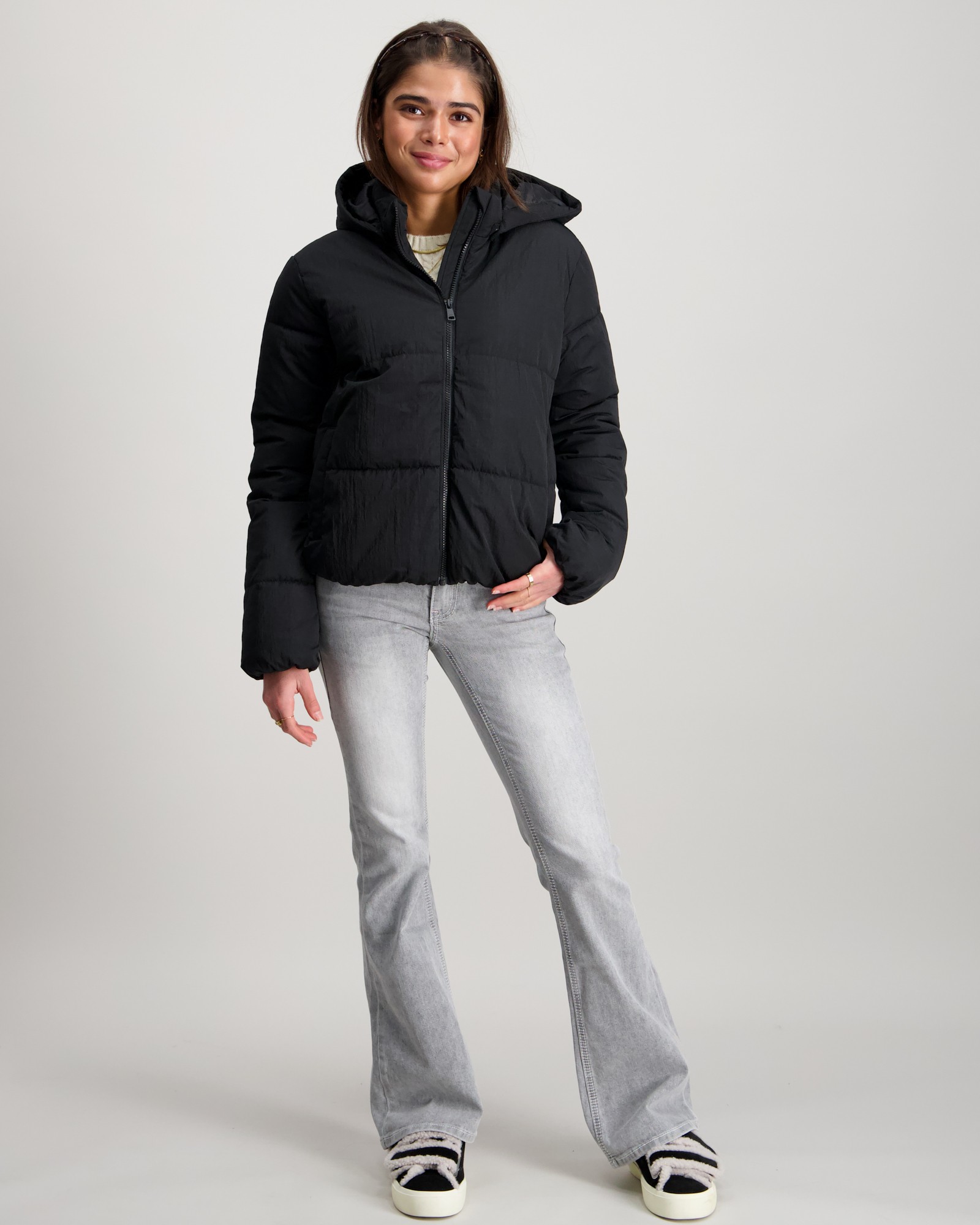 ONLY ONLGABI OVERSIZED LONG COAT - Wintermantel - black/zwart