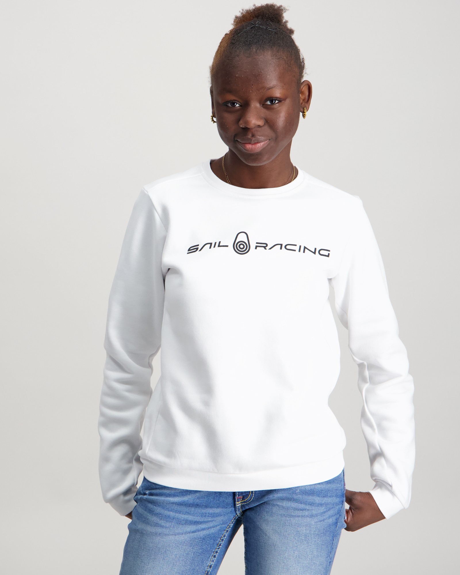 Sail Racing JR BOWMAN SWEATER Vit för Tjej | Kids Brand Store