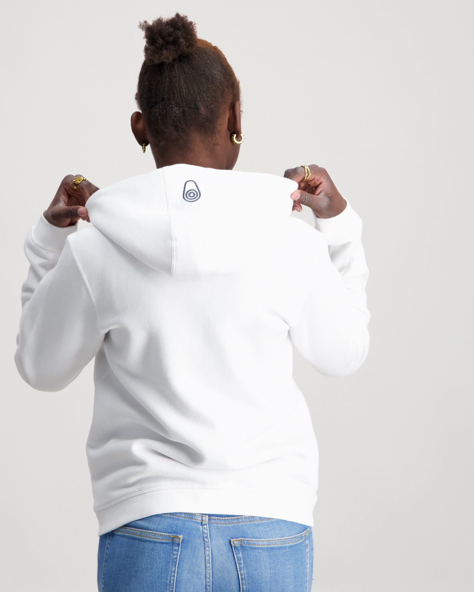 Sail Racing JR BOWMAN ZIP HOOD Vit för Tjej | Kids Brand Store