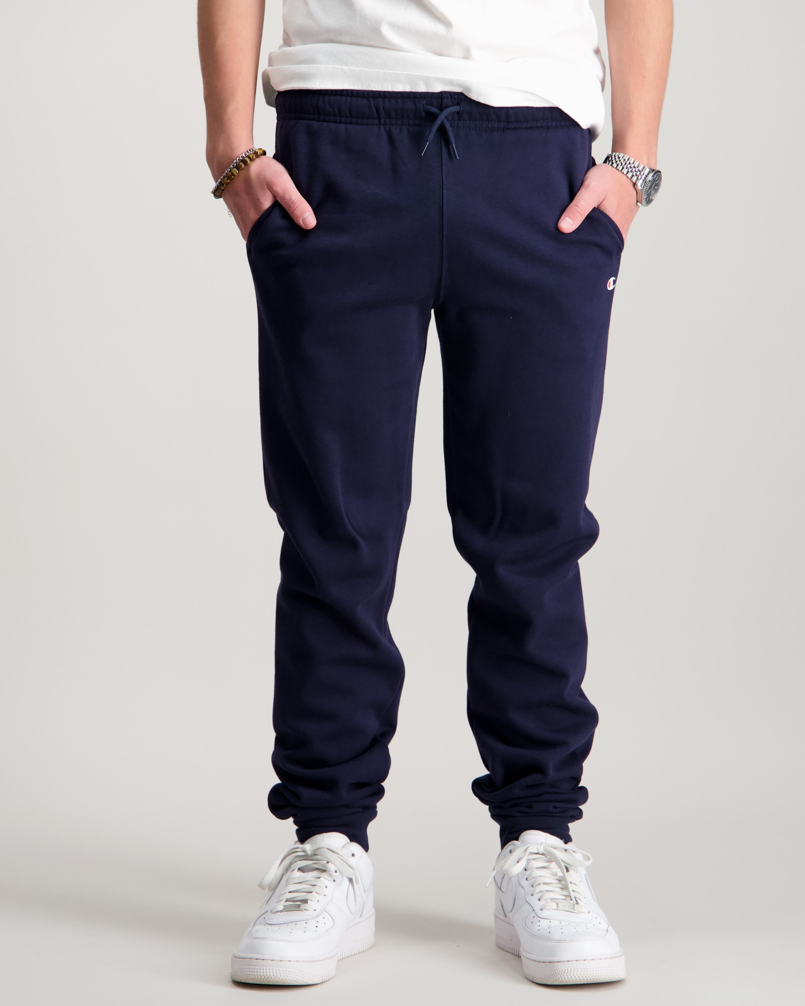 Champion Rib Cuff Pants Blå til Gutt | Kids Brand Store