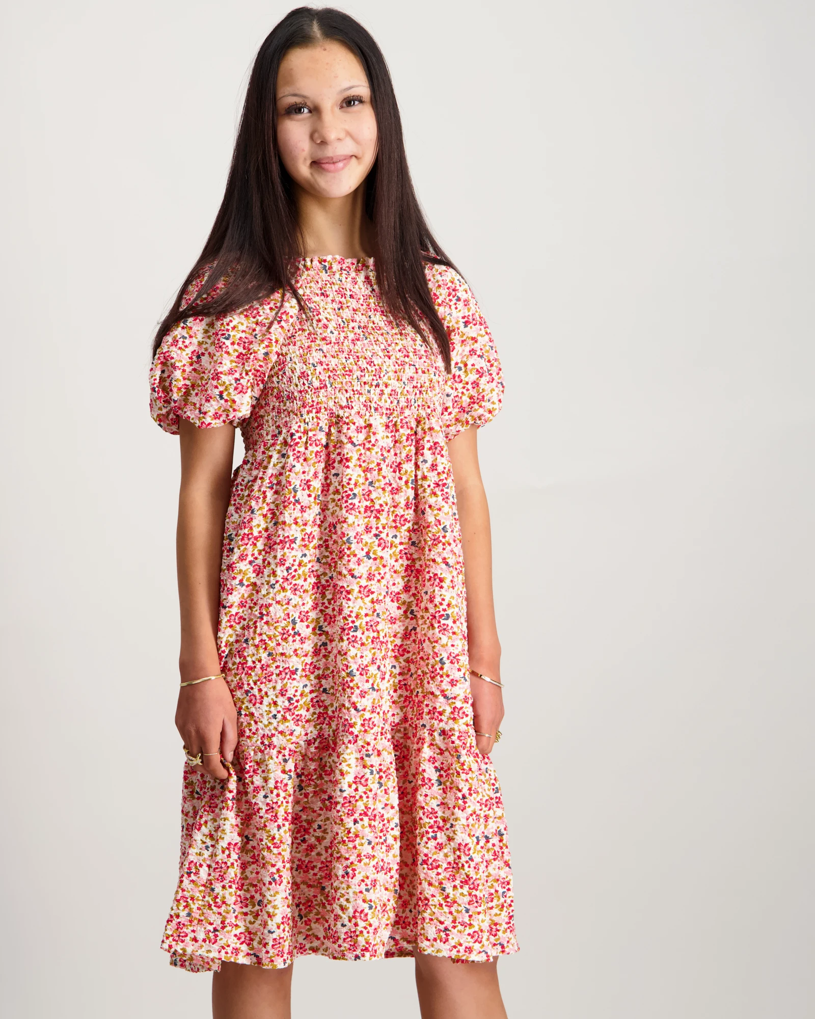 Creamie Dress Structure Vit för Tjej | Kids Brand Store