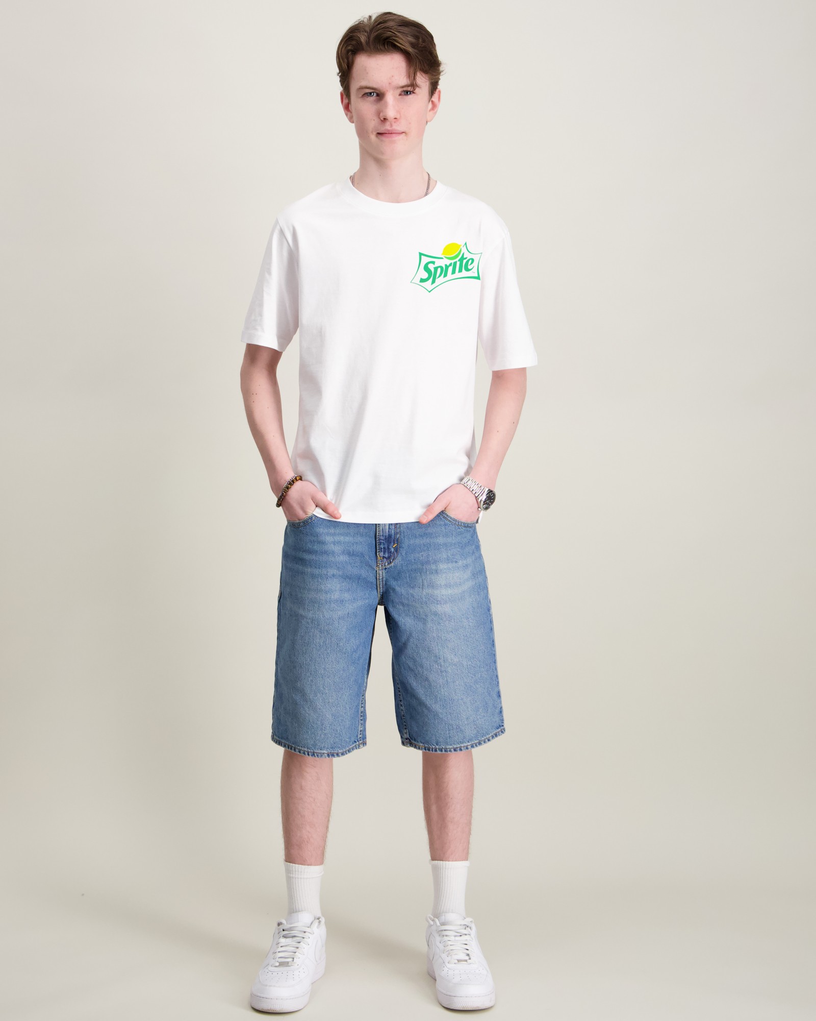 LMTD NLNMADDEN FANTASPRITE SS L TOP BOX BFU Blanc pour Garçon | Kids ...