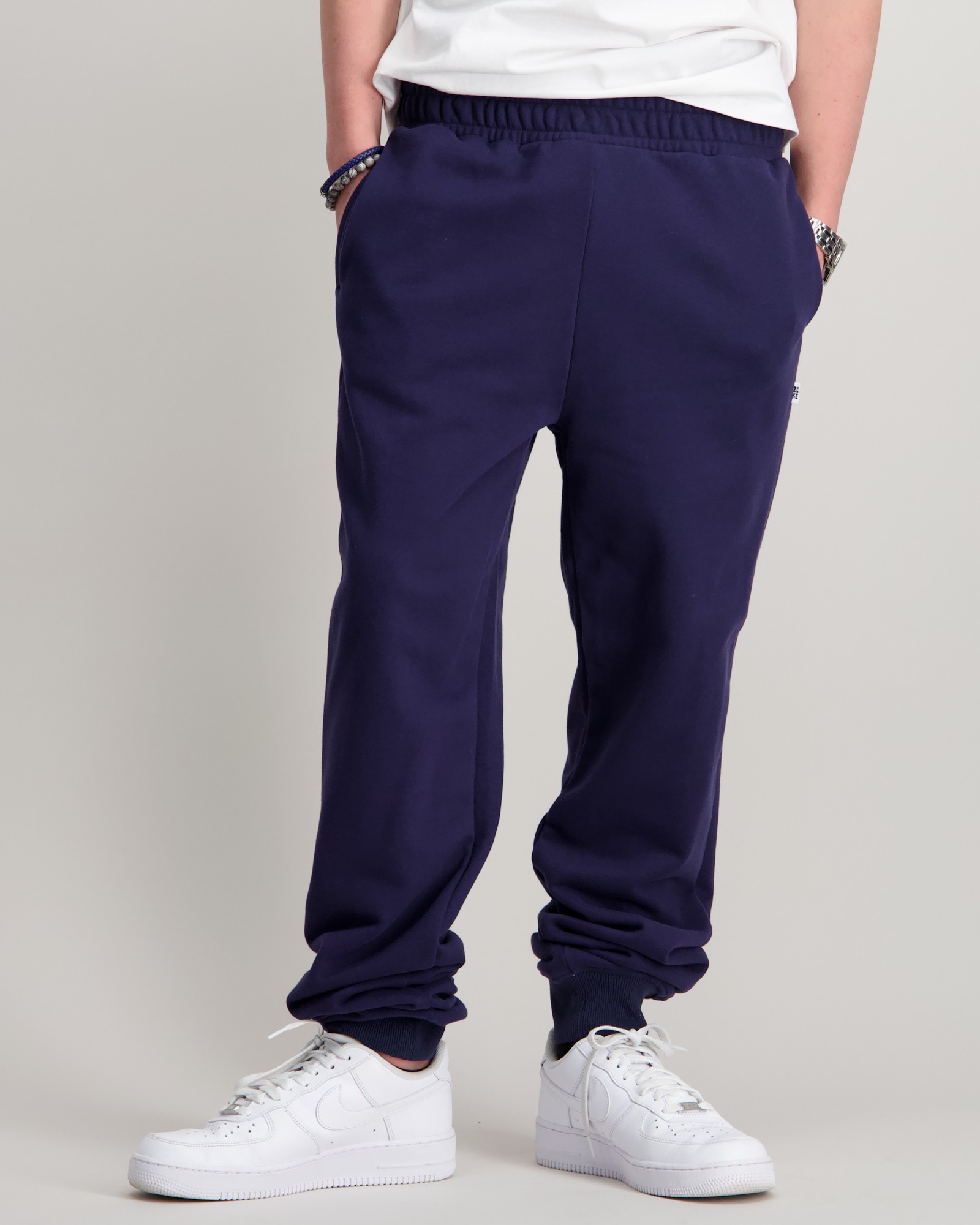 Zeke Essential Logo Tag Joggers Blå til Gutt | Kids Brand Store