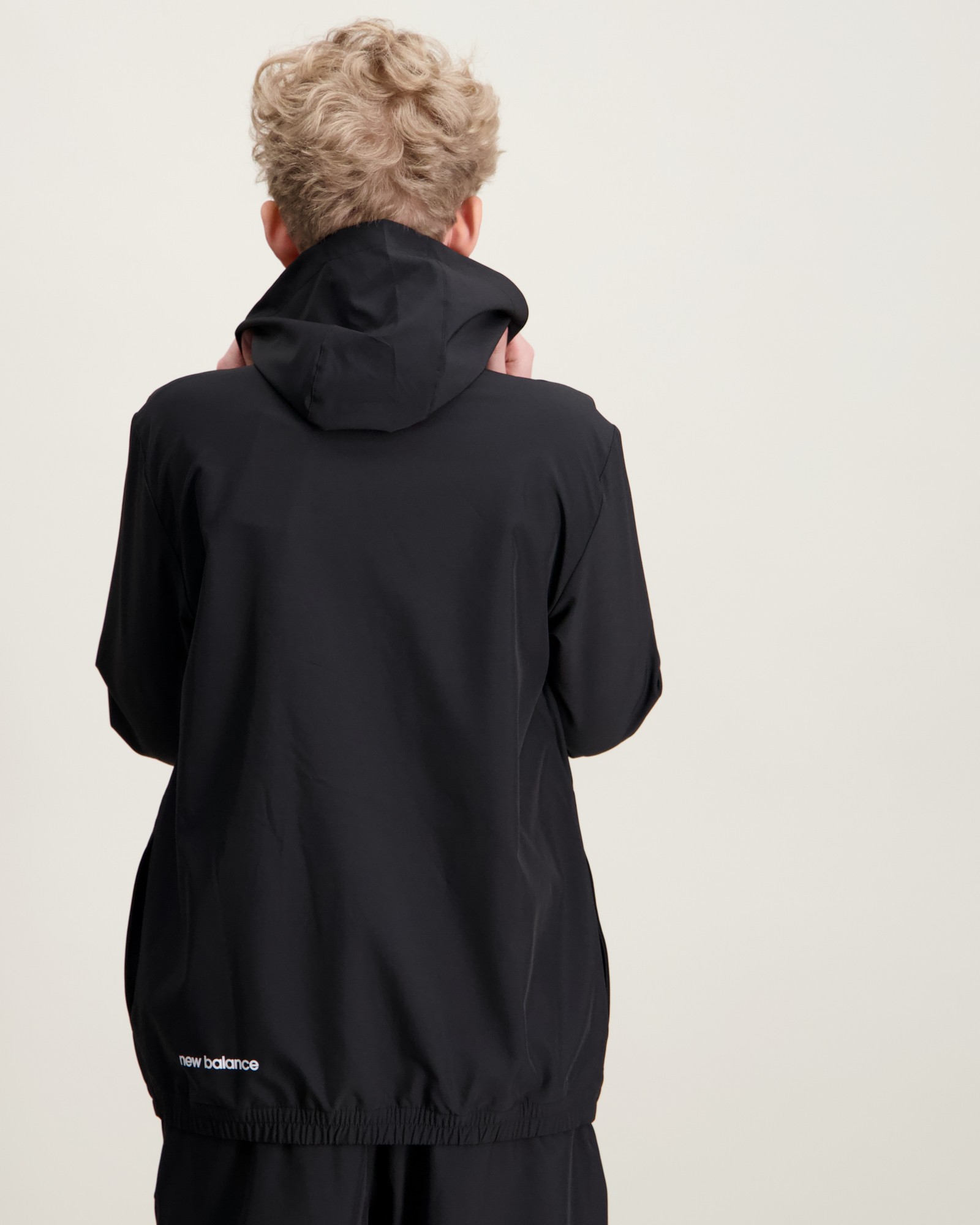 New Balance Panelled Track Jacket Musta varten Pojat | Kids Brand Store