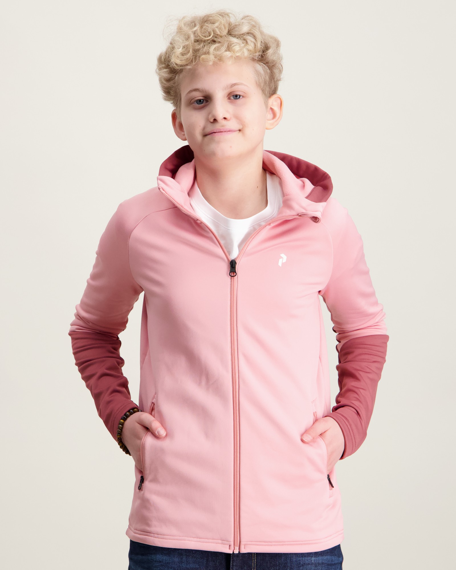 Peak Performance Jr Rider Essentials Zip Rosa för Kille | Kids Brand Store