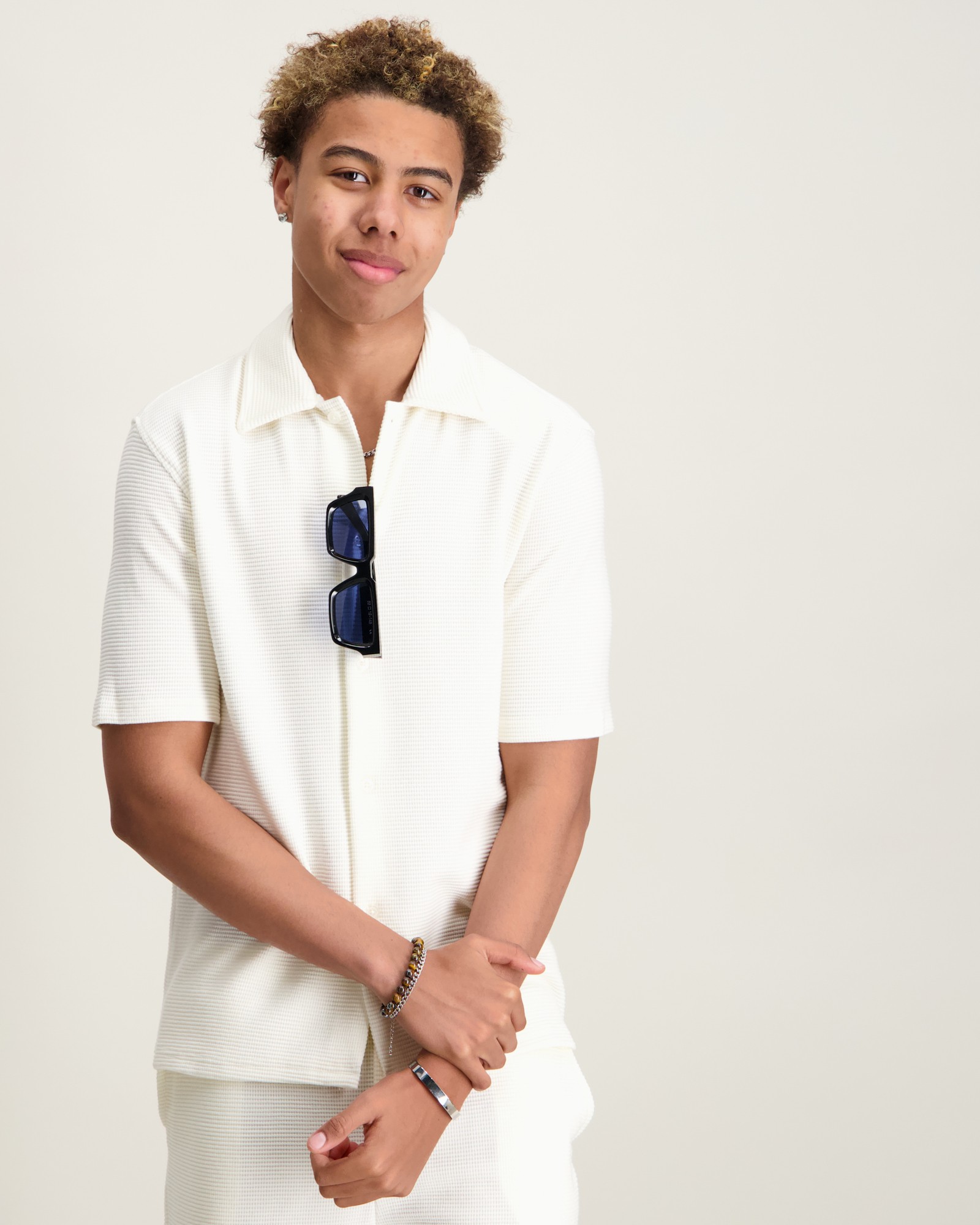 Brand Island JEREMY SHIRT KID Vit för Kille | Kids Brand Store